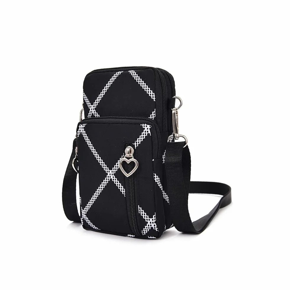 Petit Sac Téléphone Portable Femme Bandoulière Portefeuille Crossbody