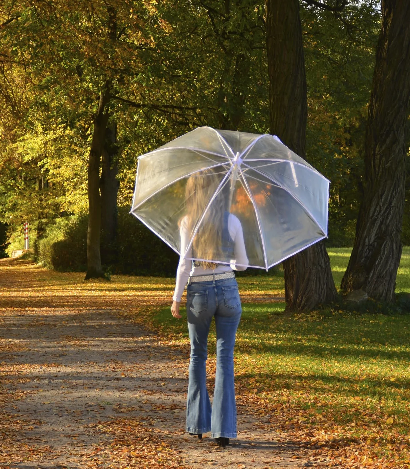 iX-brella Parapluie automatique XXL en fibre de verre Noir