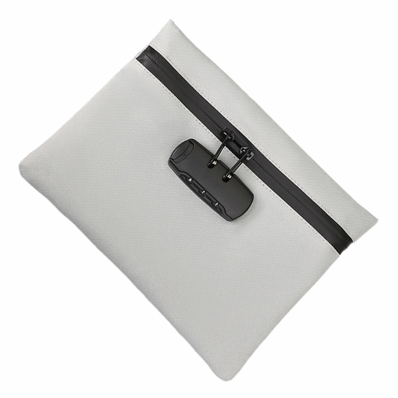 Sac Avec Serrure Pochette Sécurisée Organisateur Étanche Portable Voyage Bureau École