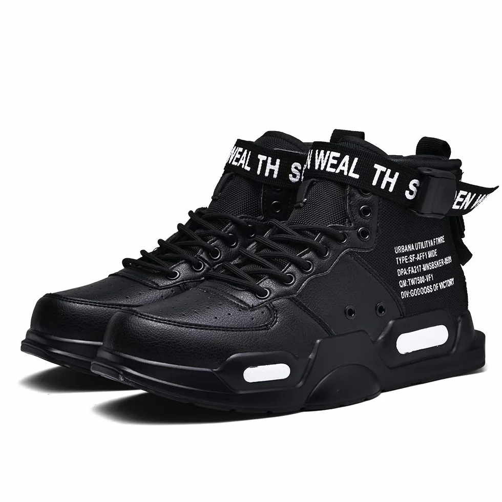 FUSHITON Baskets Mode Hommes Chaussures Montantes Course Marche Sport