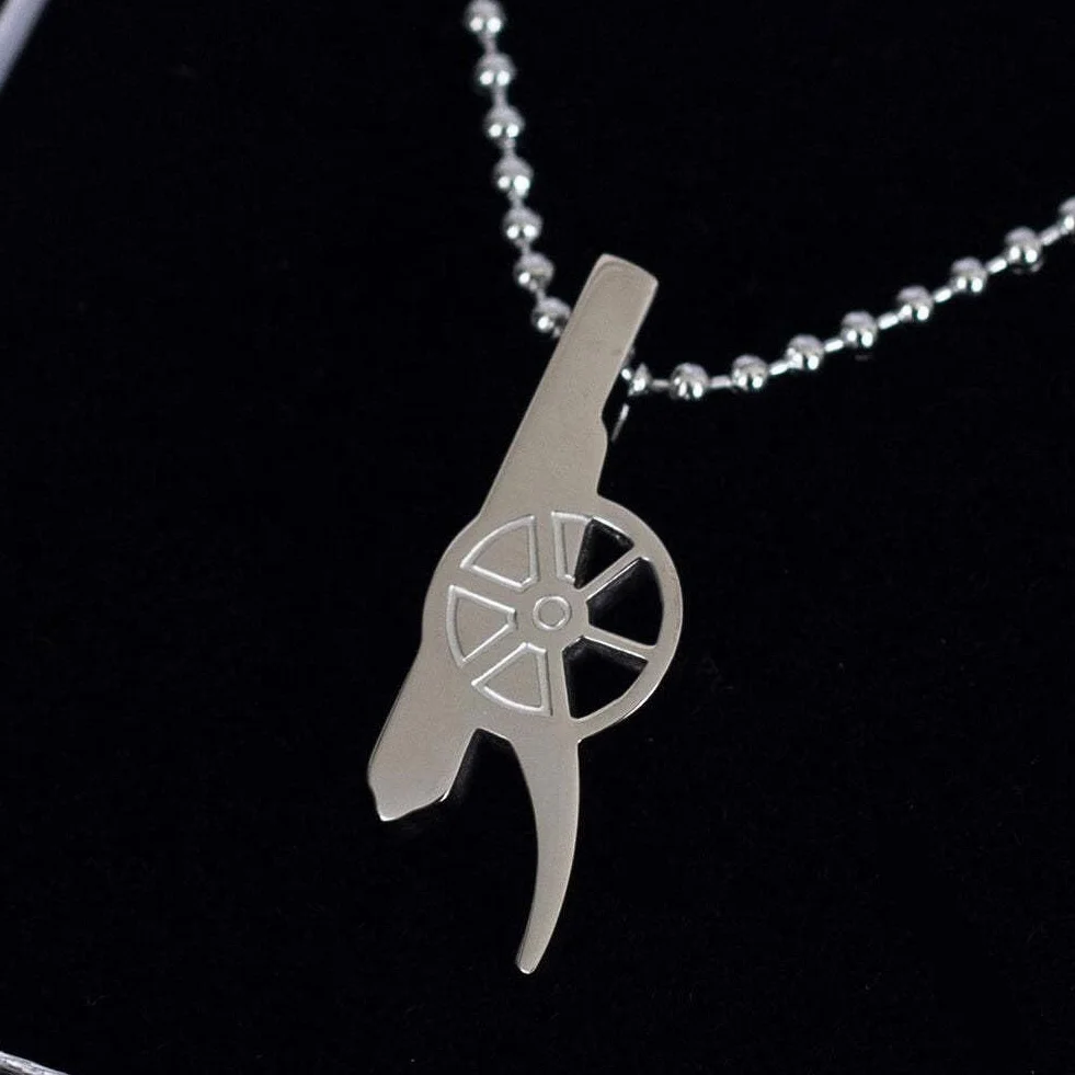 Arsenal FC Pendentif Chaîne Acier inoxydable Gunners