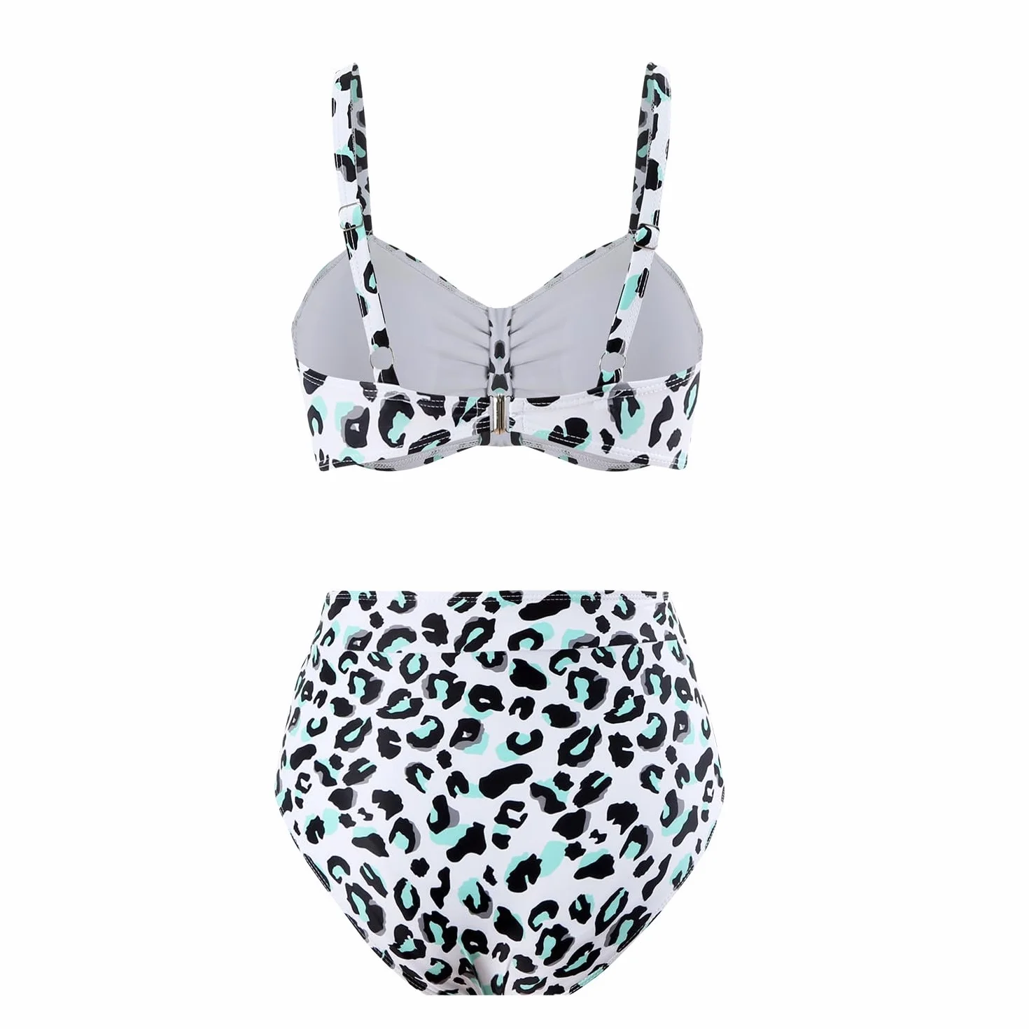 Maillot de bain maternité femme enceinte Bikini ensemble Sexy Spaghetti Strap Camisole Top Soutiens-gorge Taille Haute Bas Deux Pièces Grossesse