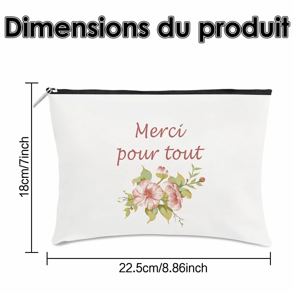 Trousses Maquillage Cadeau Femme Remerciement Atsem Maitresse Patron Infirmiere