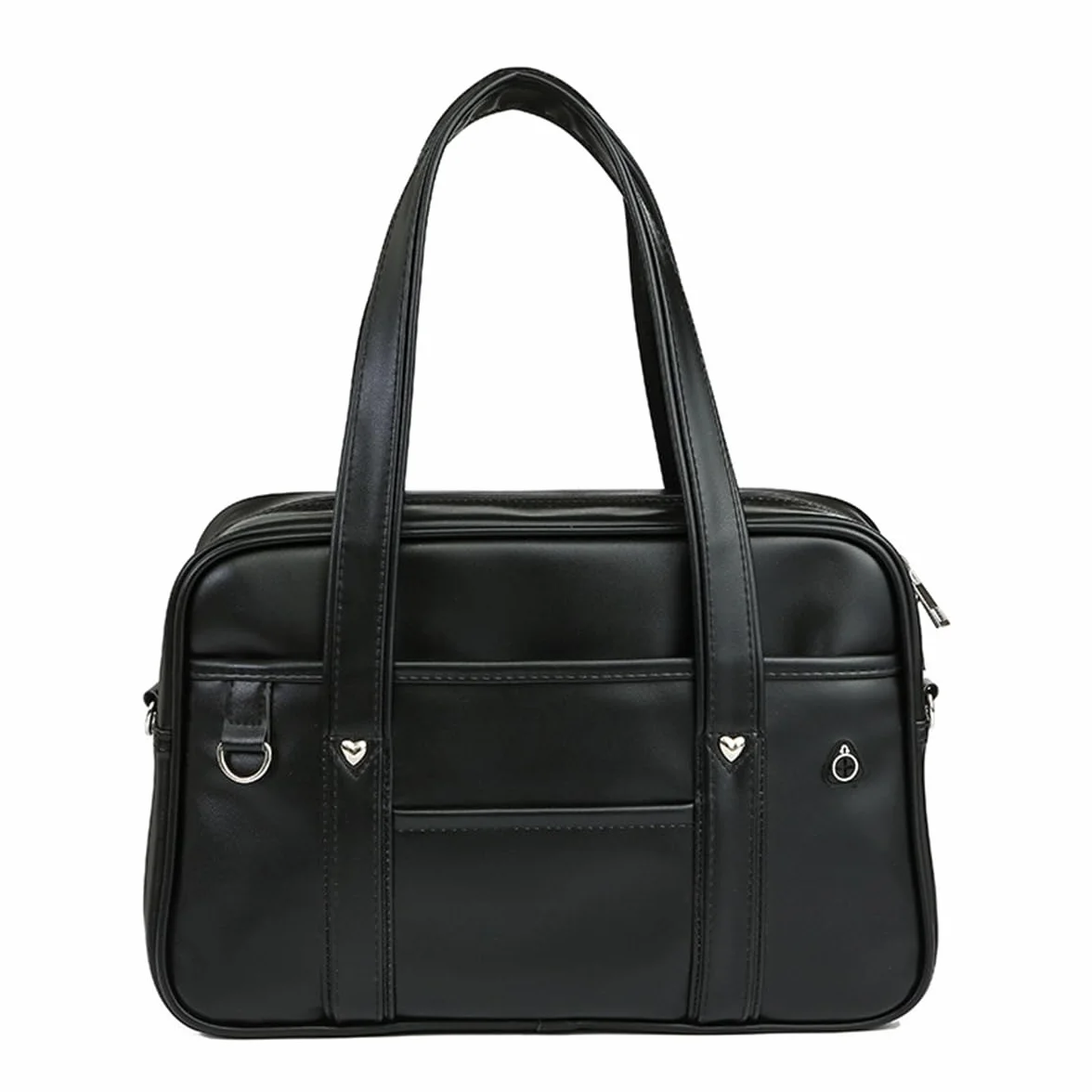 Japonais sac à bandoulière en cuir PU imperméable grande capacité fourre-tout pour étudiant
