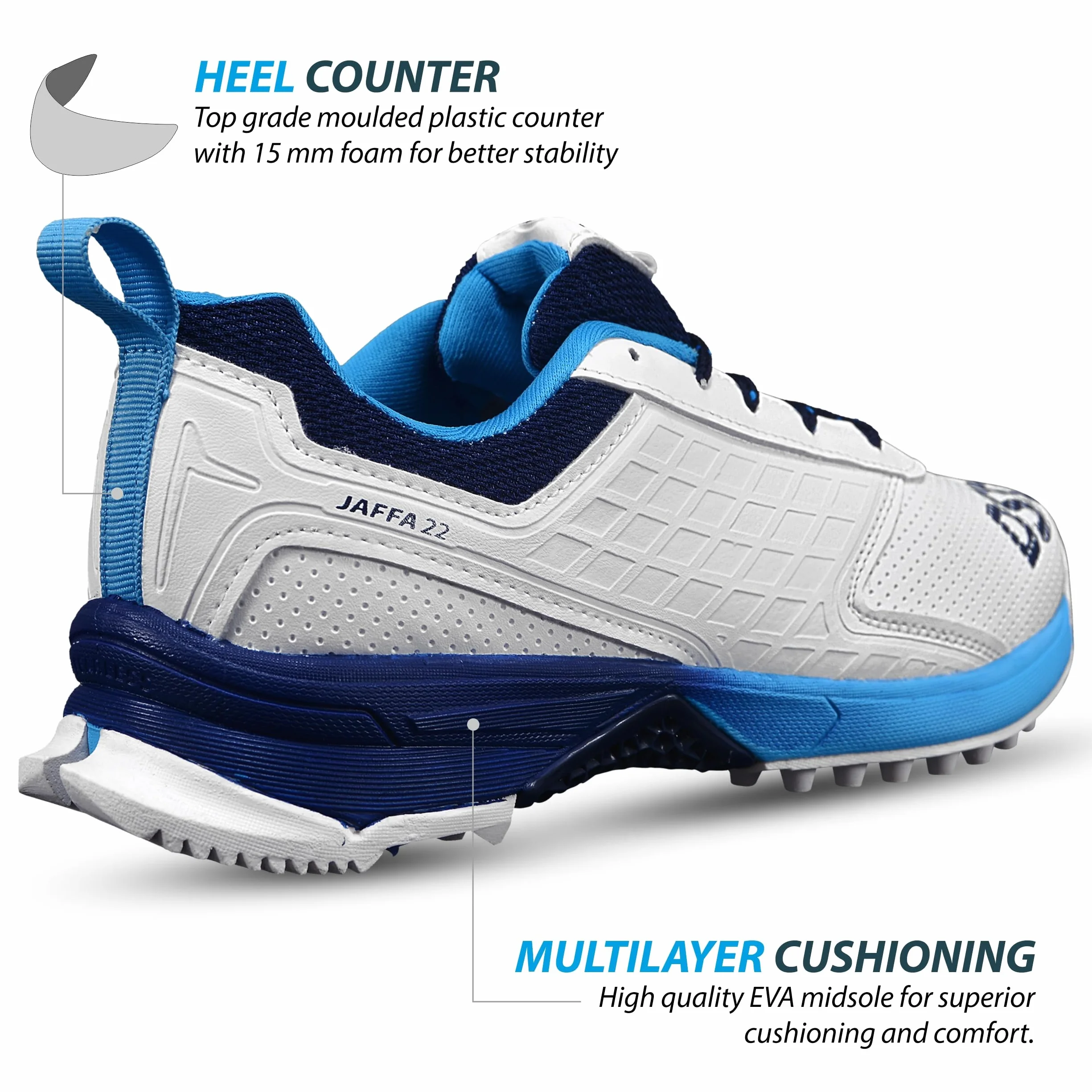 Crampons et clé en Caoutchouc pour Chaussures de Cricket DSC Homme Modern