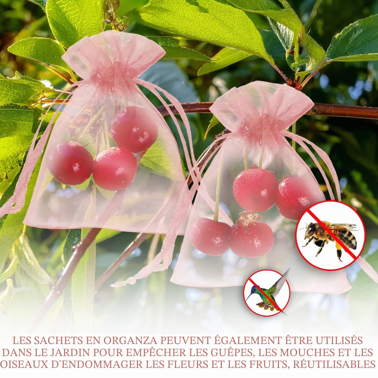 Sachet Organza 50PCS Pochette Cadeau 7x9 cm Sac à Bijoux Lavande Mariage