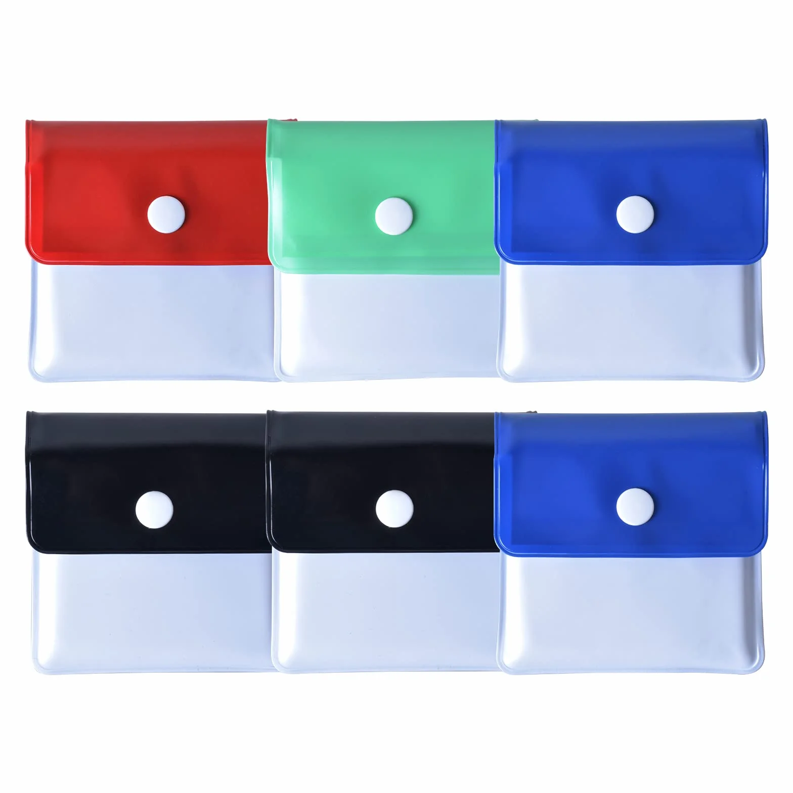 Cendrier de Poche Portable Ignifuge PVC 6 Pièces Réutilisables Sans Odeur pour Fumeur