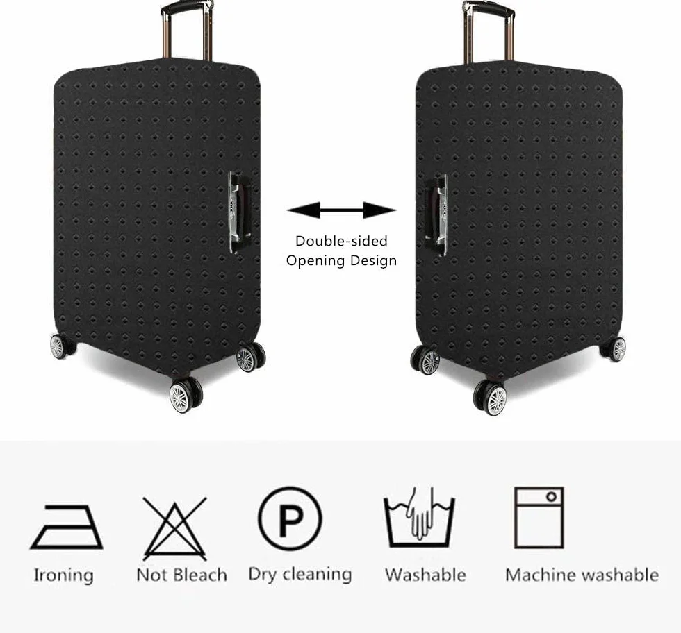 Housse de Protection pour Bagages 28/29/30 Résistant à l'Eau Lavable Noir