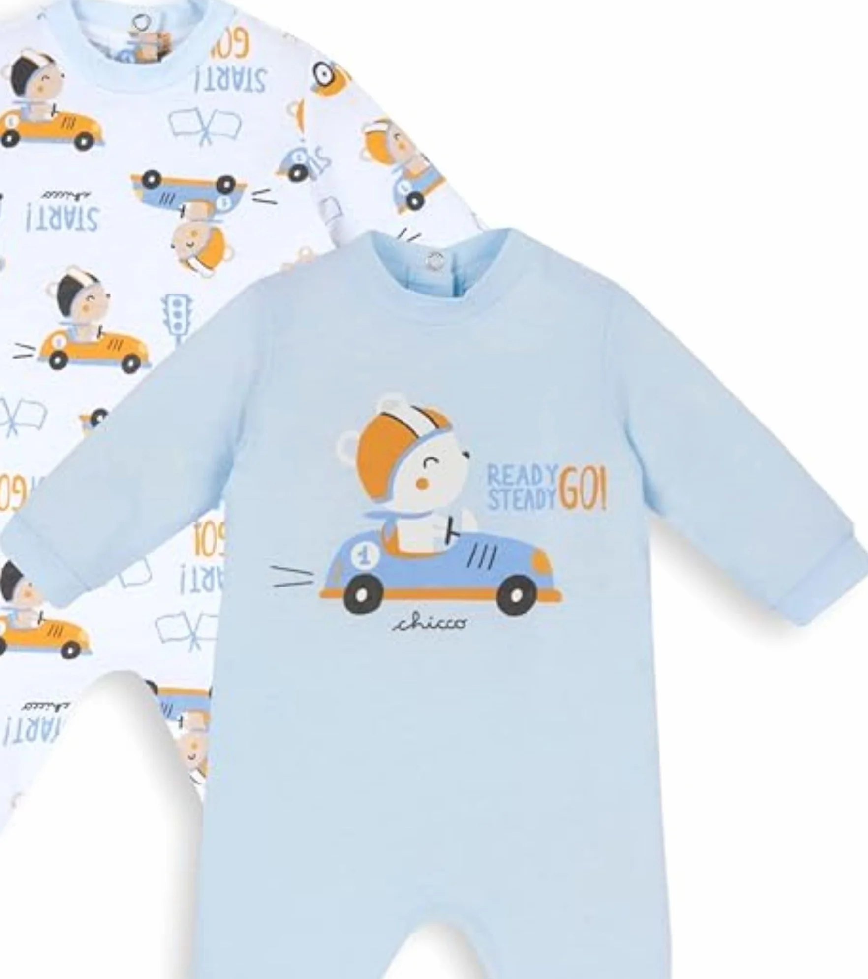 Chicco Grenouillères Bébé Coton 0-24 Mois Designed in Italy