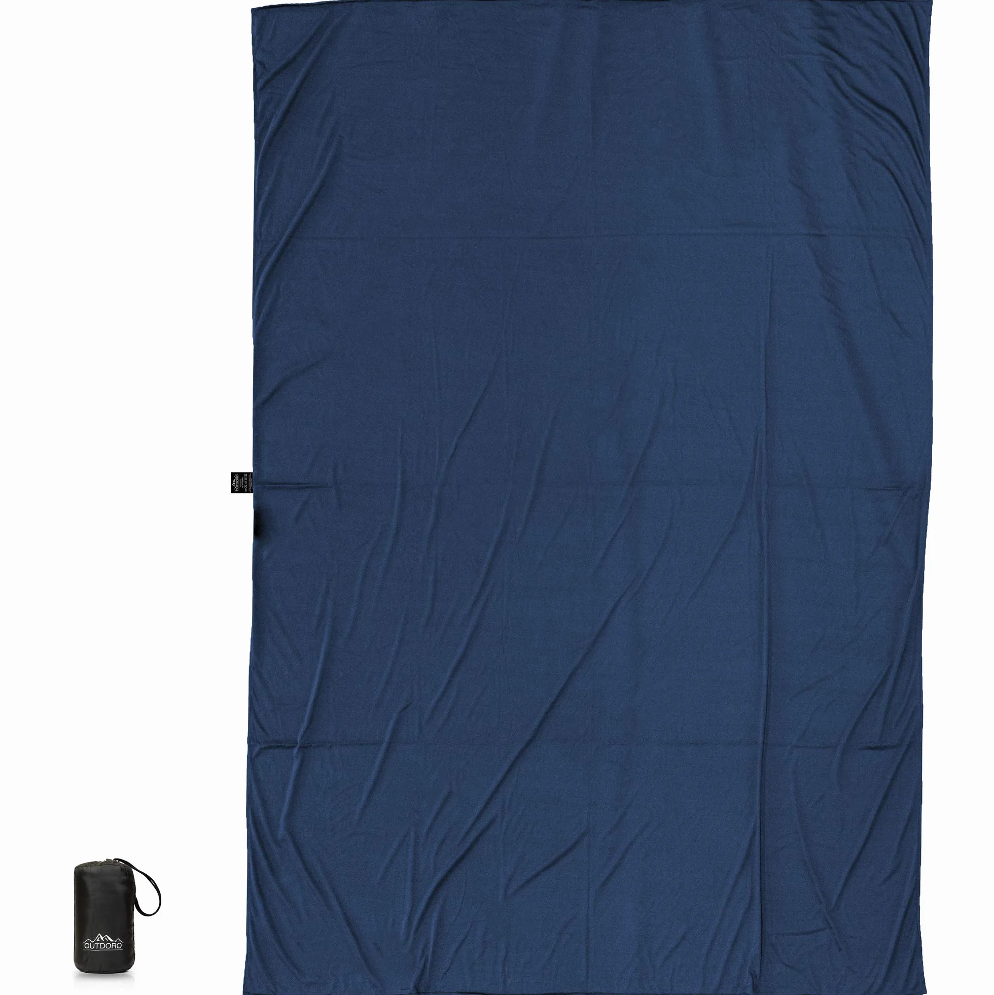 Outdoro Isopeak Couverture de voyage 210 x 155 cm ultra légère peu encombrante douce respirante