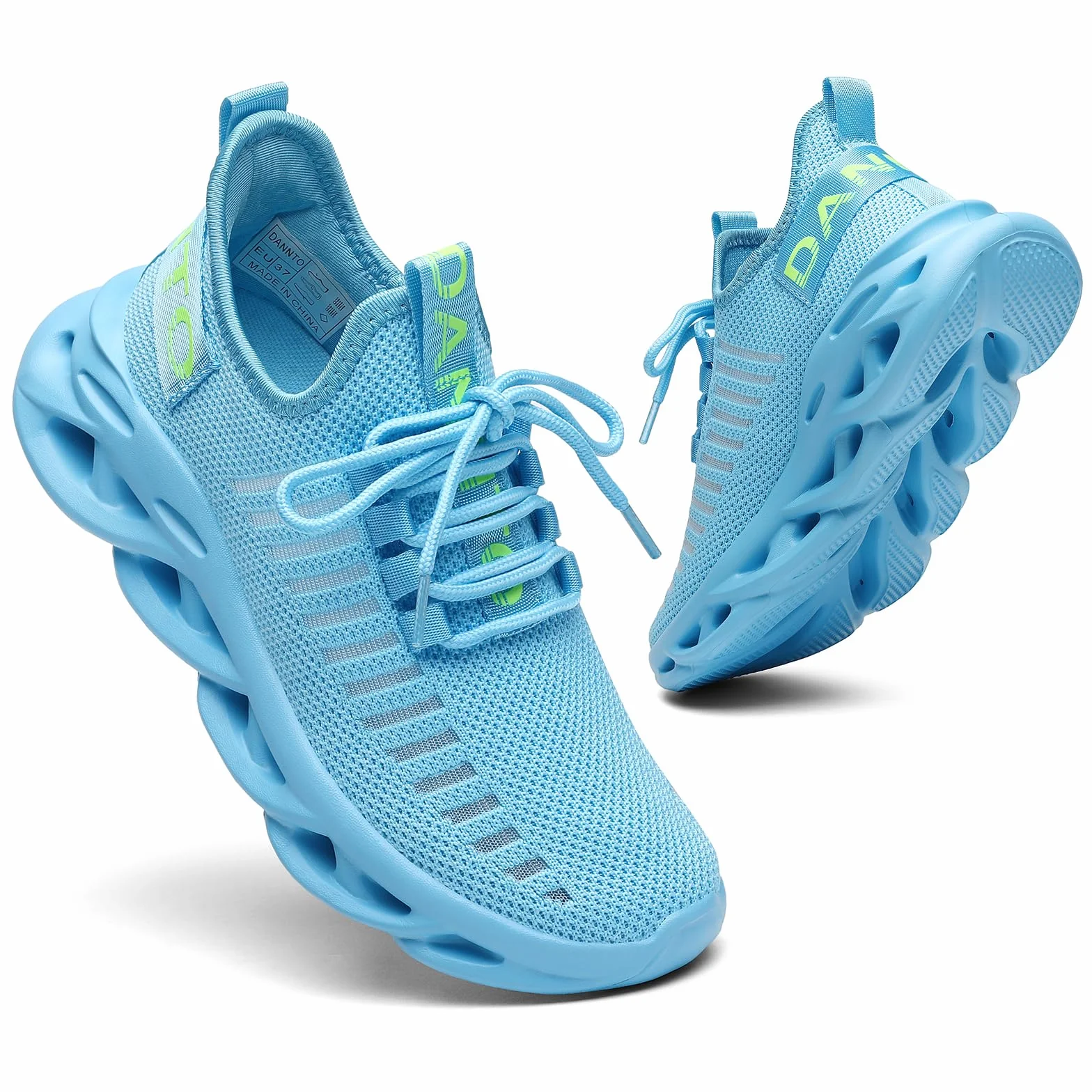 Dannto Chaussures de Sport Running Basket Homme Femme Course Fitness Tennis Gym Respirantes Sneakers Casual Multicolore Légères