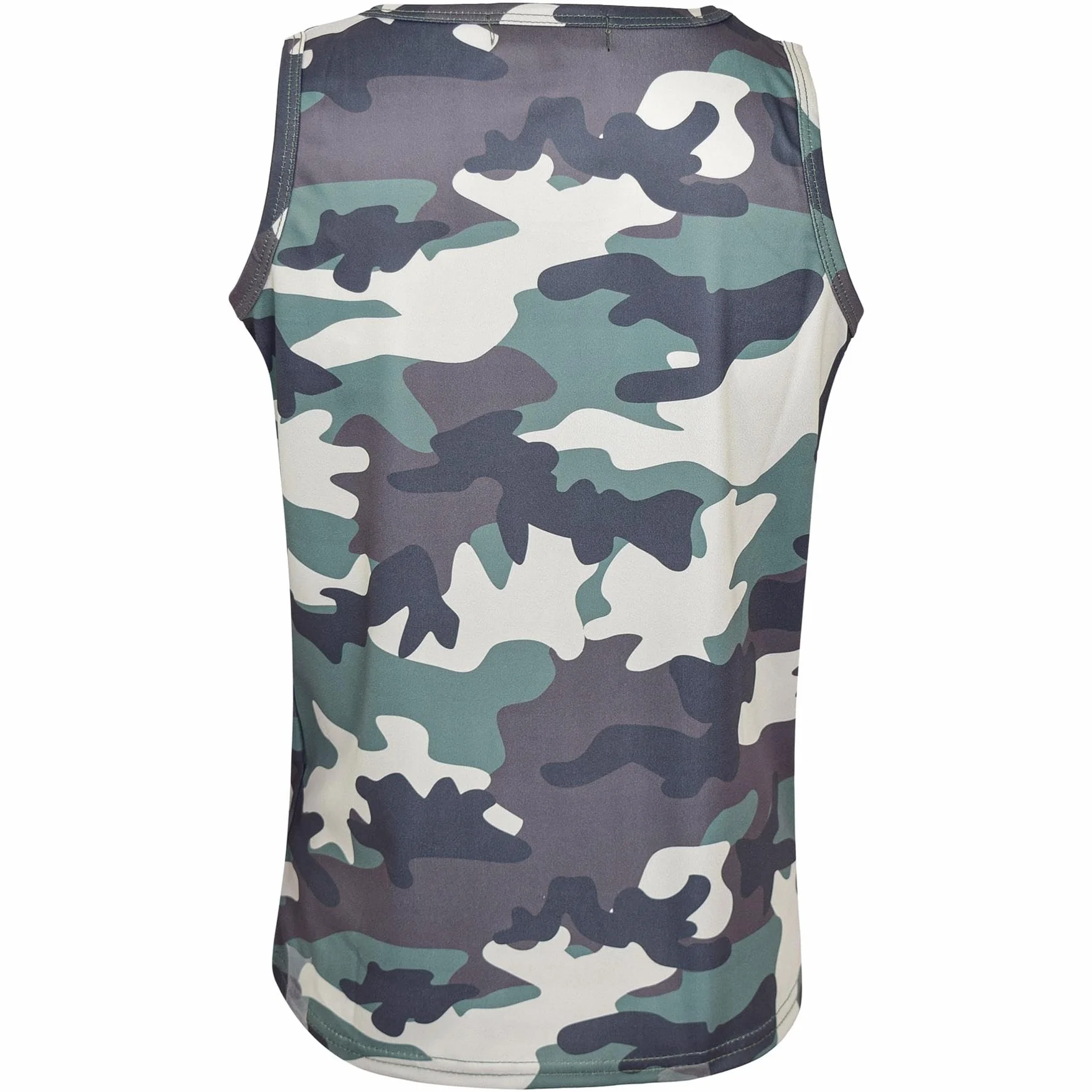 Garçons Gilet Sans Manches Camouflage Athlétique Respirant Été Débardeur Âge 3-14 Ans
