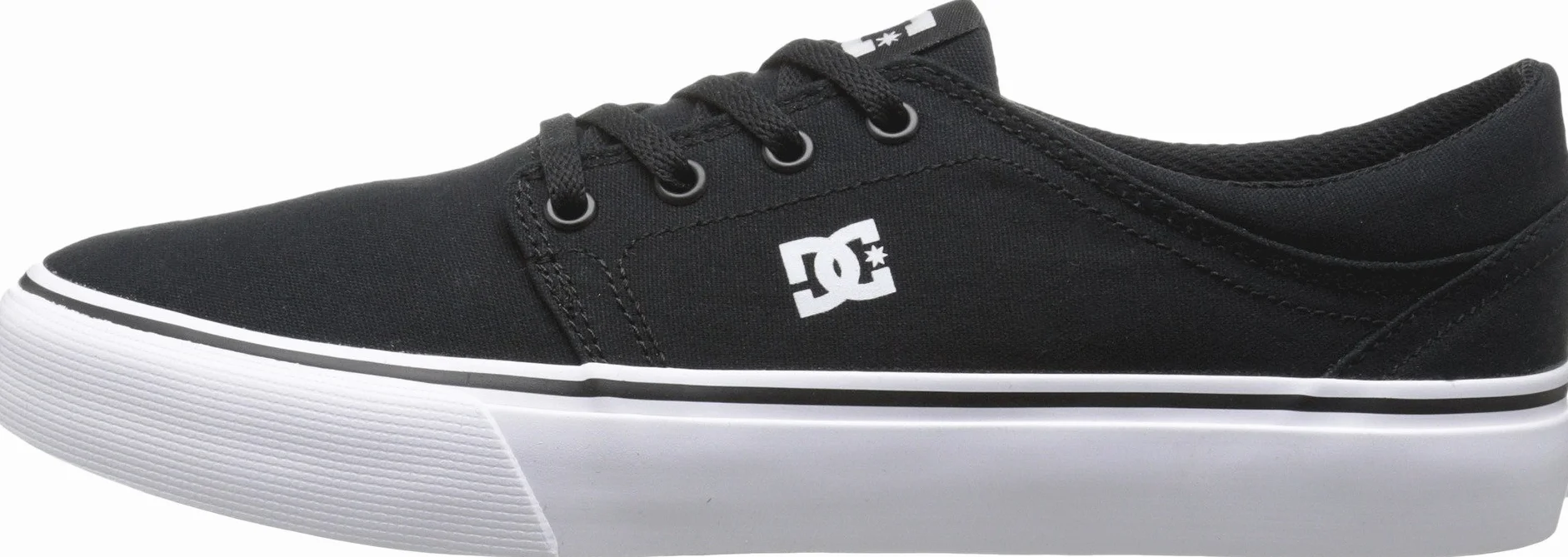 DC Shoes Trase Tx Espadrilles Homme Noir Noir Blanc 44