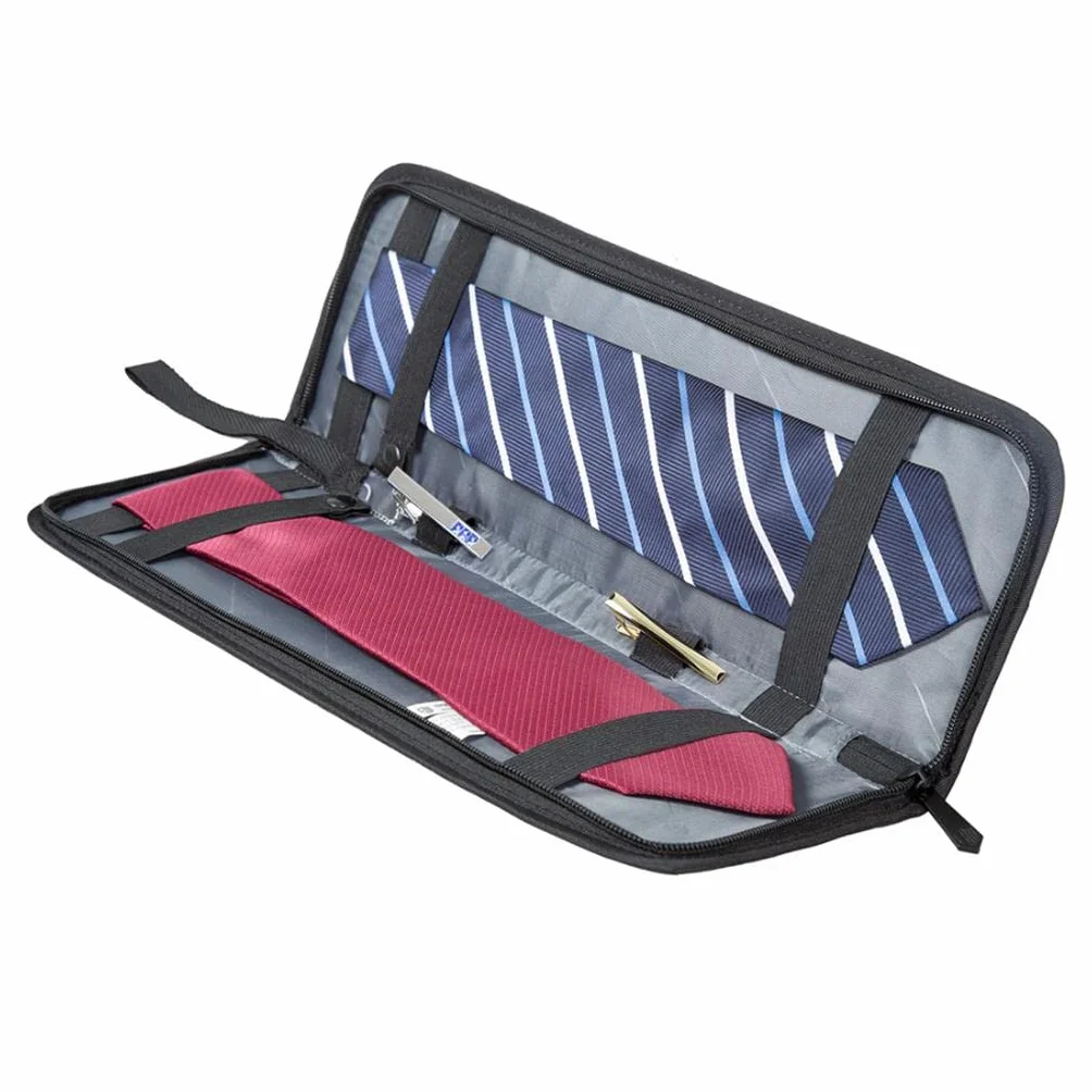 Sac de rangement pour cravates Noir 42 x 13 x 2,5 cm