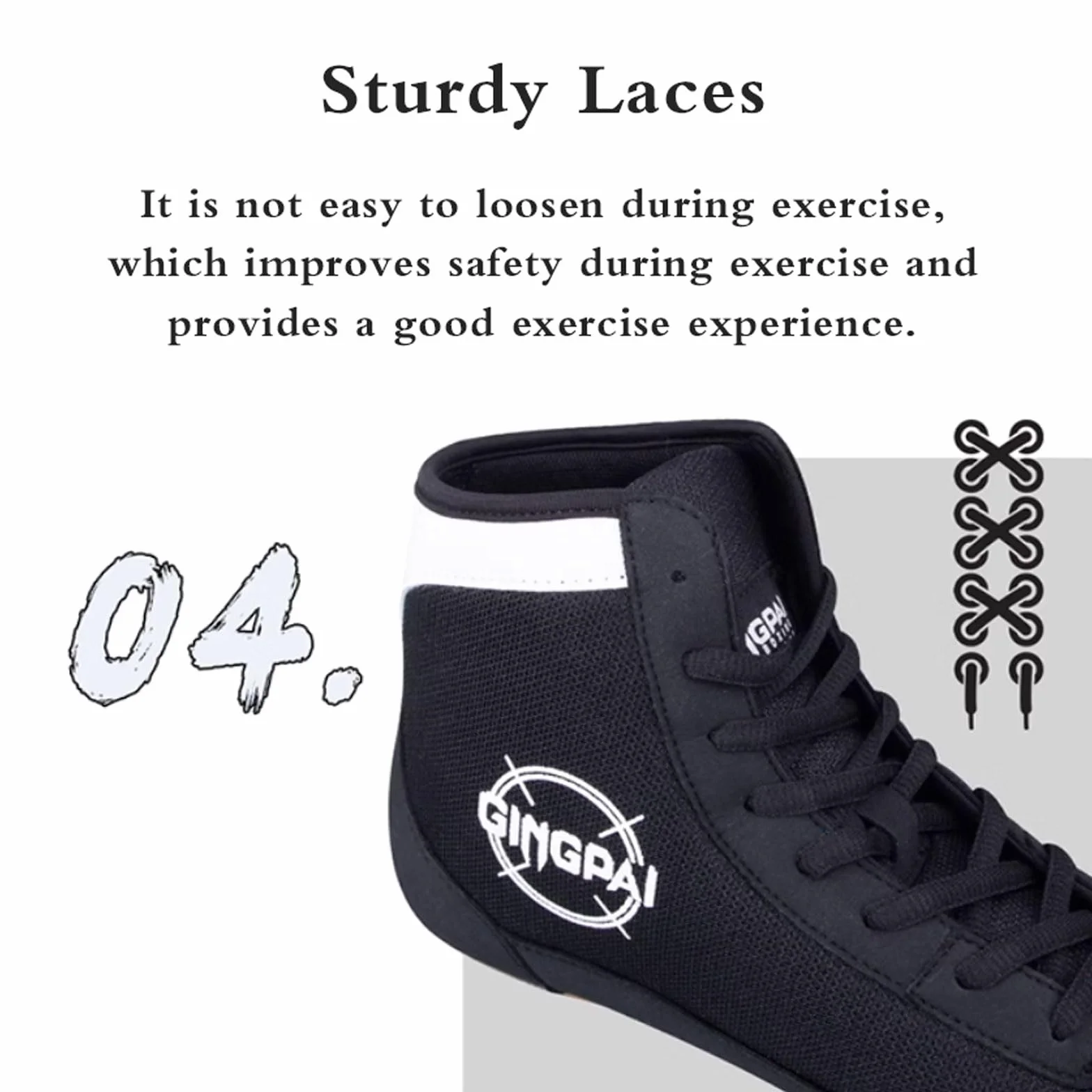 Chaussures de Lutte Boxe Respirantes Antidérapantes pour Homme Femme