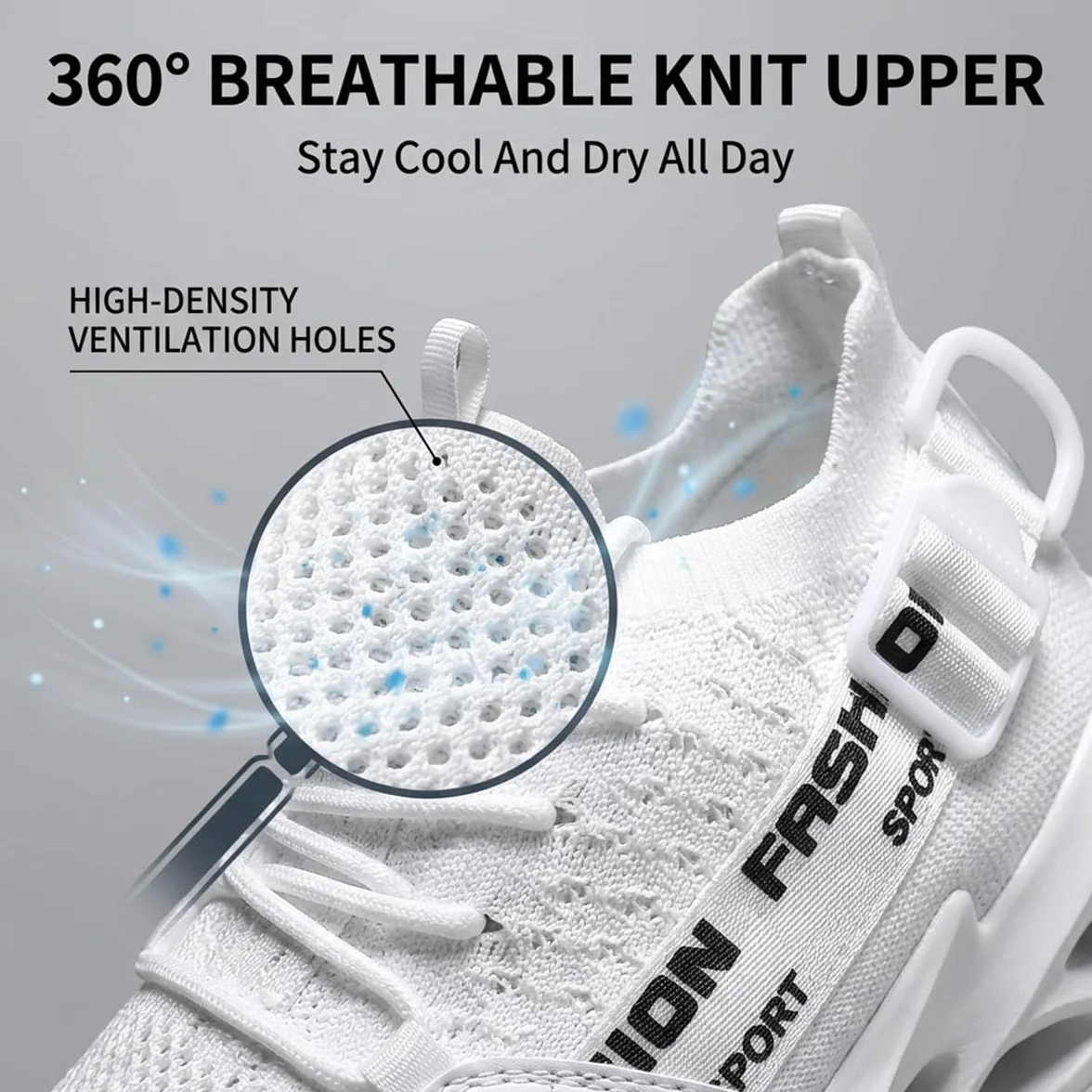 Chaussures de Course Homme Femme Running Sport Fitness Jogging Sneakers Multicolore EU 36-46
