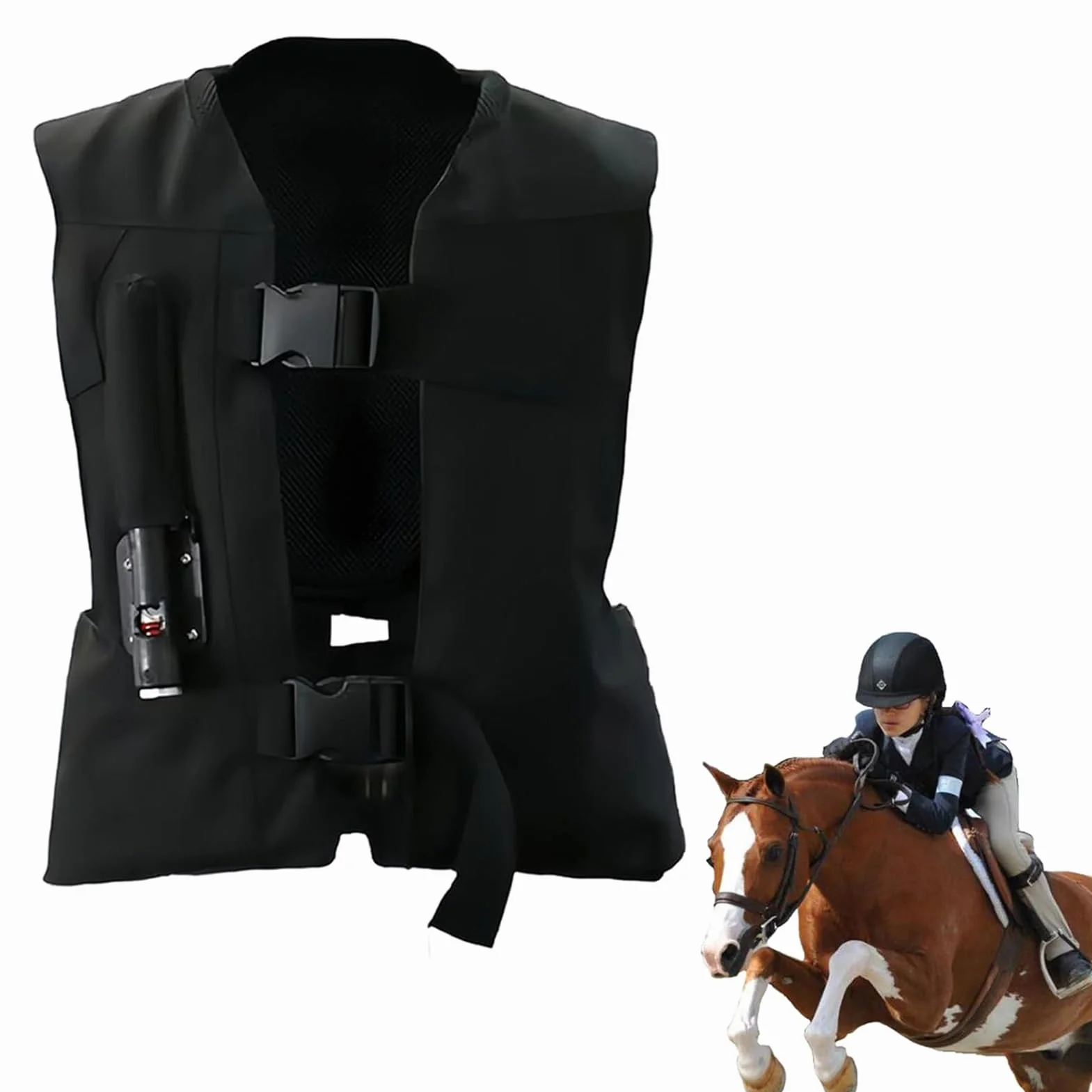 Gilet Airbag Équestre Enfant Protection Réglable Équitation 4 Saisons