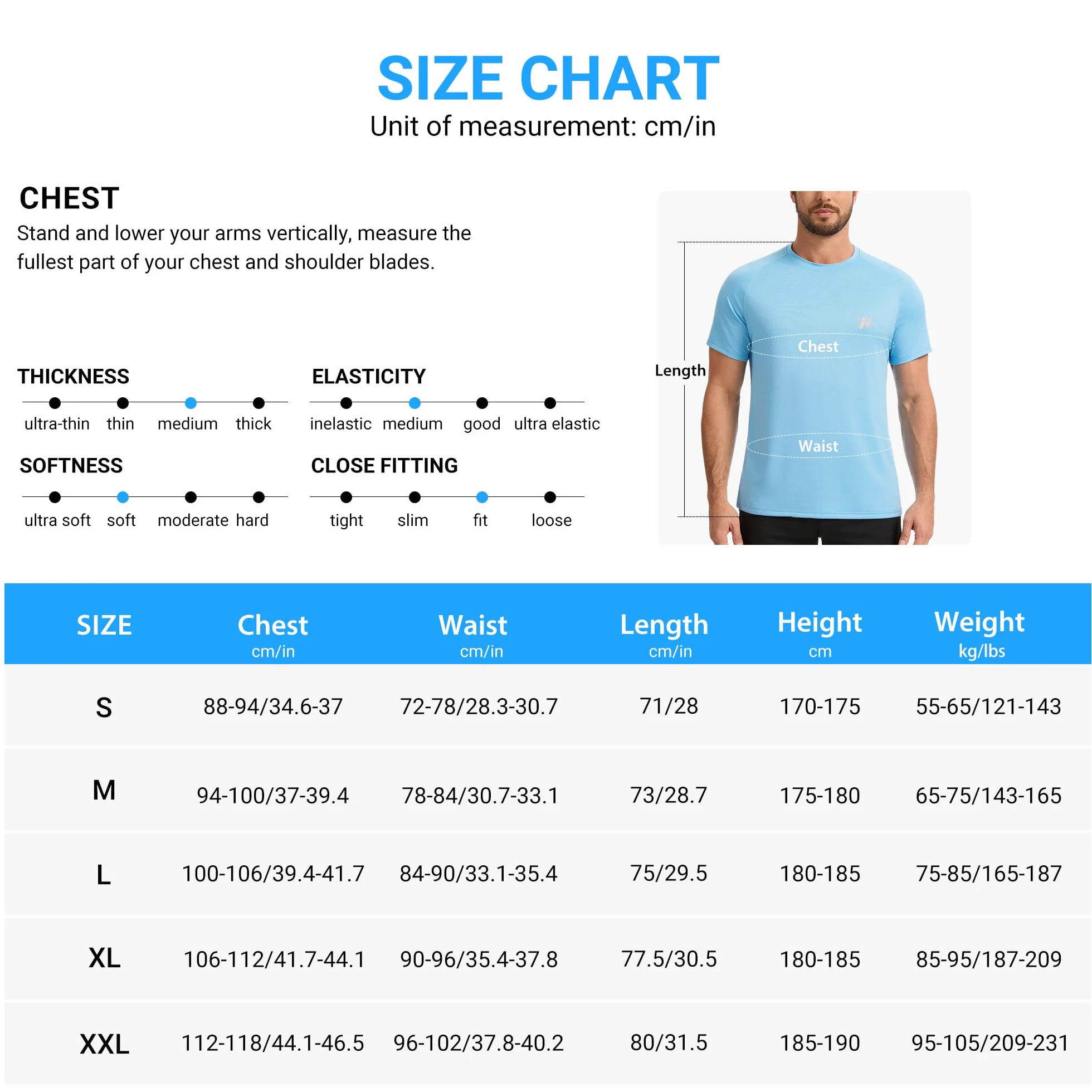 MEETWEE Rashguard Homme UPF 50+ T-Shirt UV Anti-Élasthanne Séchage Rapide Haut de Sport Extensible pour Surf Natation Pêche
