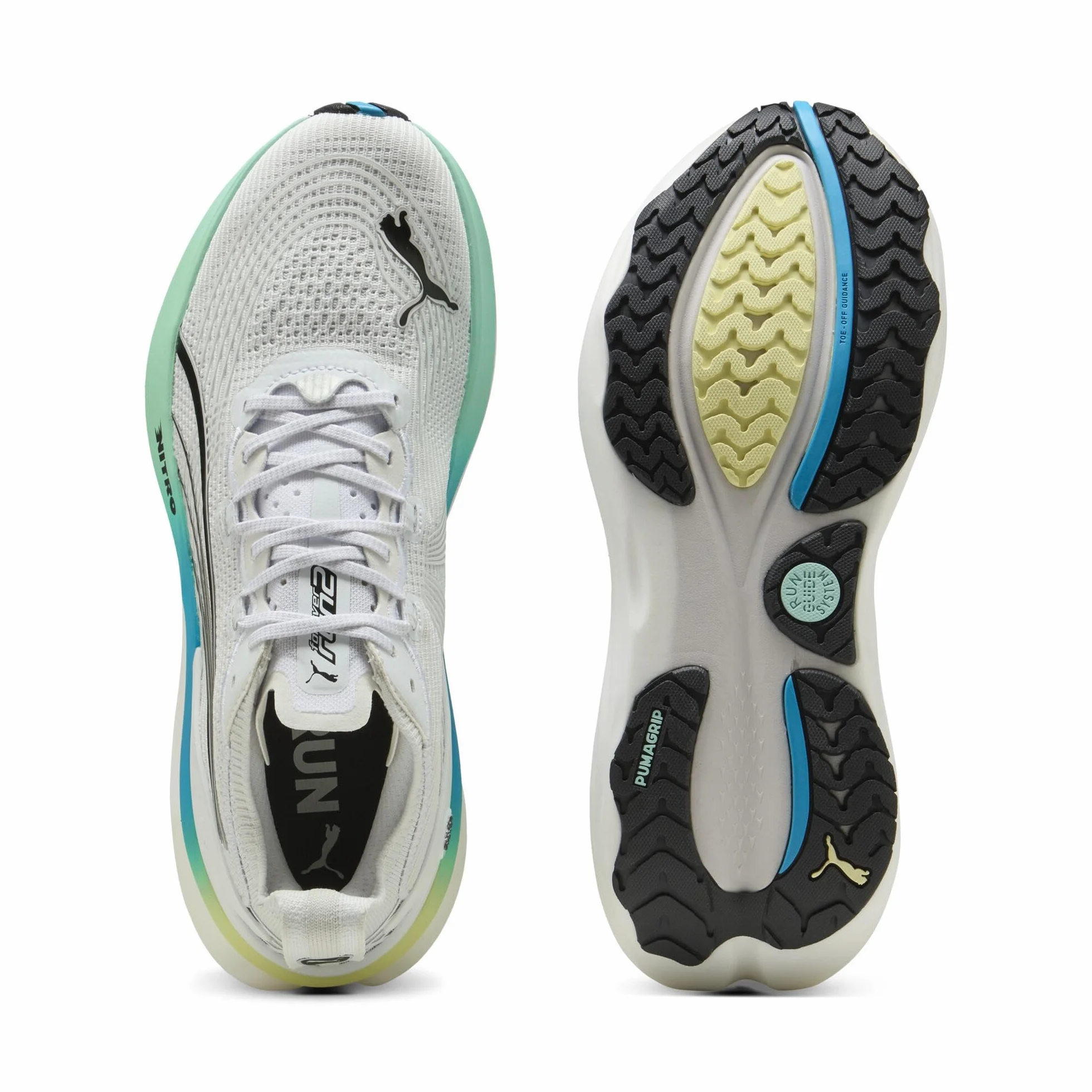 Puma Foreverrun Nitro 2 Chaussures de Running Hommes White-Speed Blue