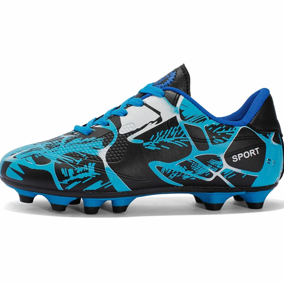Chaussures de Football Enfant Garçon Fille Chaussures d'Entraînement Professionnel 31-43