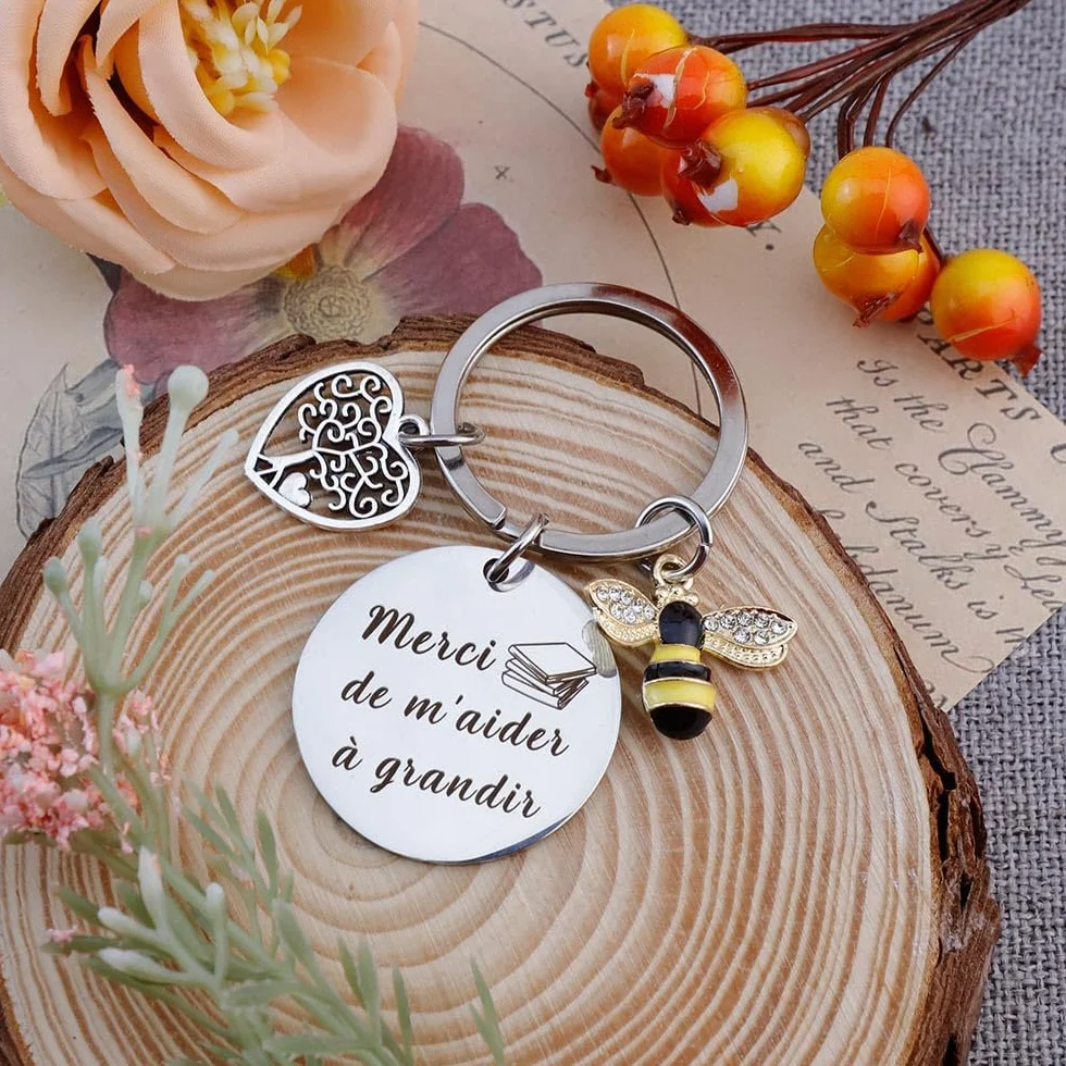Porte Clef Merci Maitresse D'école Fin D'année Cadeau
