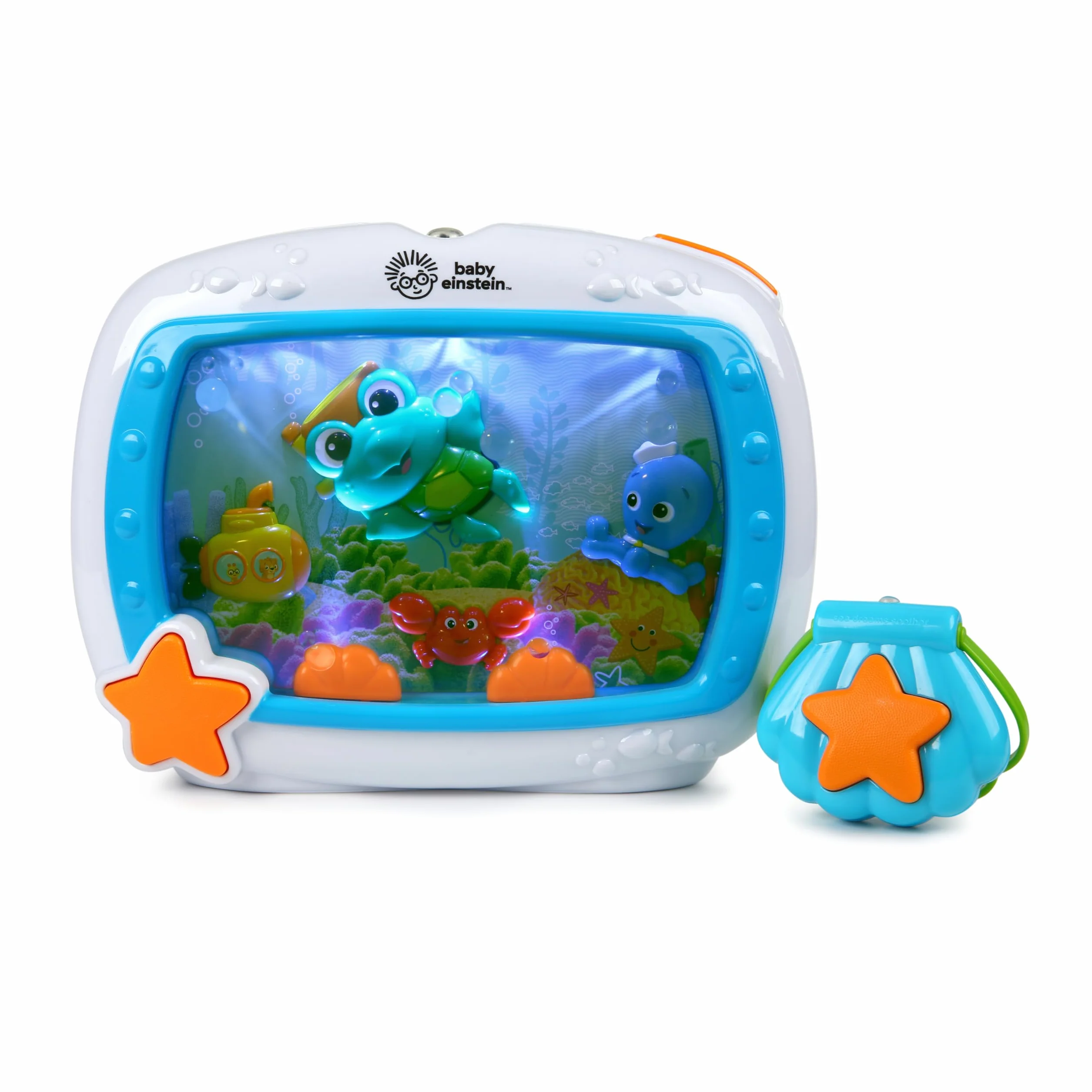 Baby Einstein Sea Dreams Soother, Veilleuse Bébé Musicale et Lumineuse avec Bruit Blanc, 0+ Mois