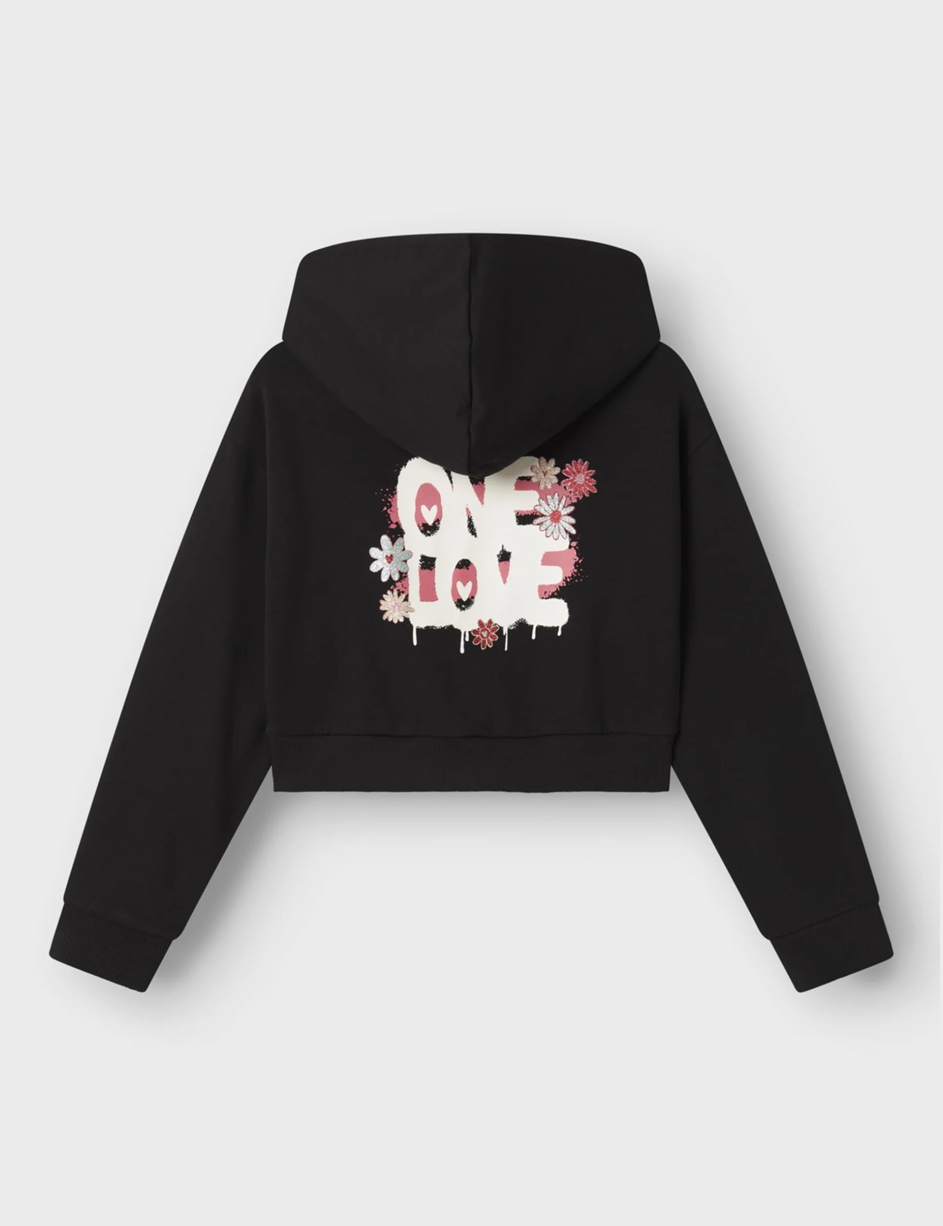 NAME IT Nkfkory Ls Crop SWE Wh Bru PS Noos Fille