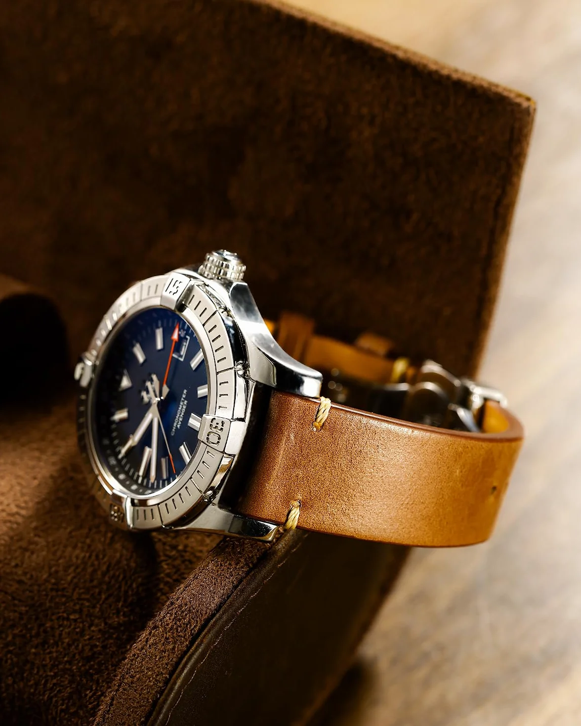 REZERO Bracelet de Montre à Dégagement Rapide, Sangle en Cuir Véritable de Veau Italien pour Homme Femme 18mm 19mm 20mm 21mm 22mm 23mm 24mm