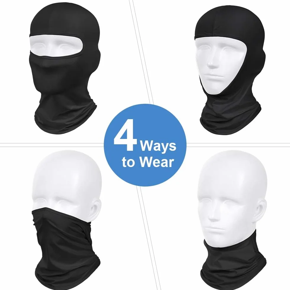 Cagoule Balaclava Été Protection UV Anti-Transpiration Respirant Moto Running Cyclisme Randonnée