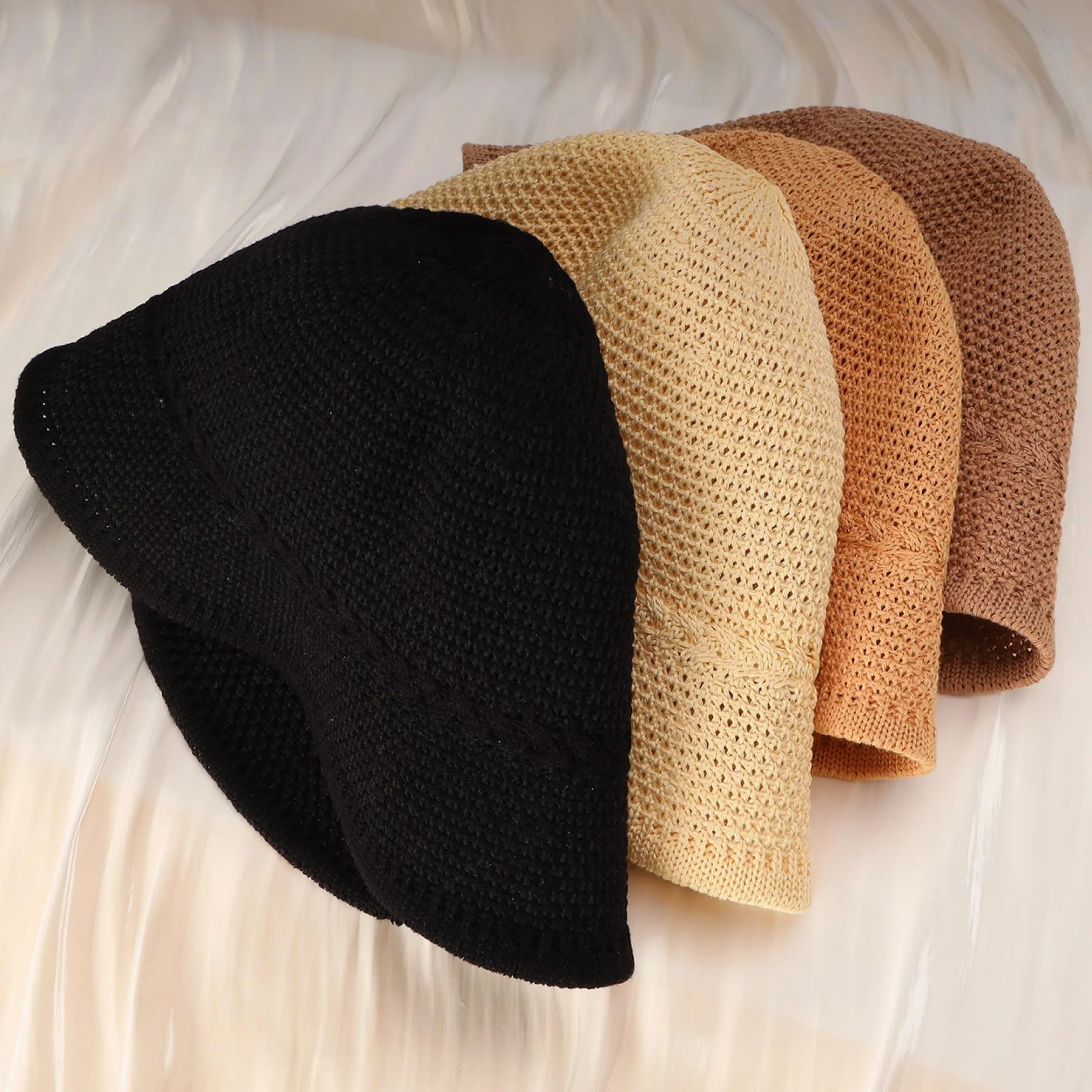 Chapeau Crochet Ajustable pour Femme Homme Été Pêche