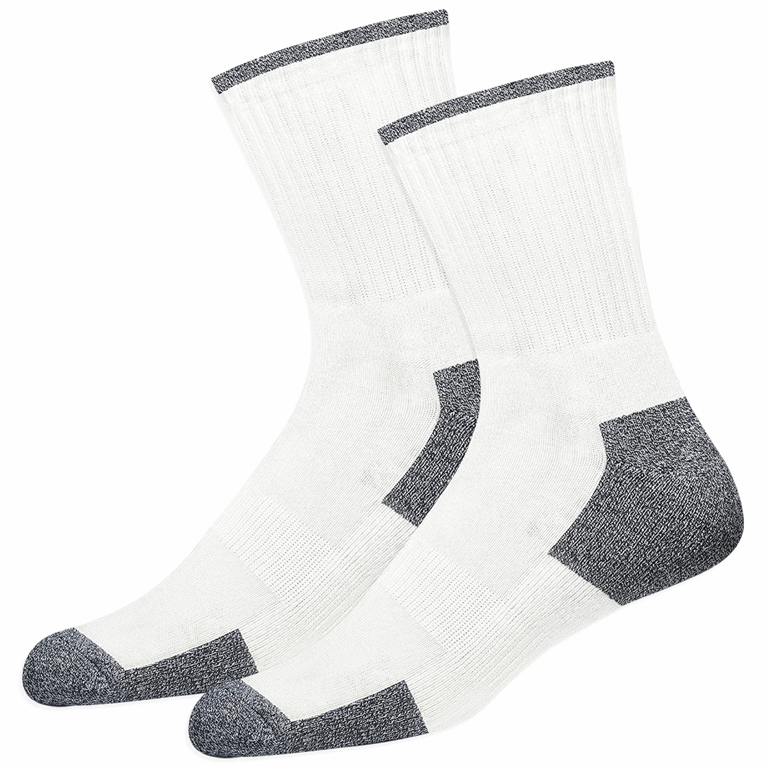 SOXCO 10 Paires Chaussettes Sport Coton Homme Hautes Travail