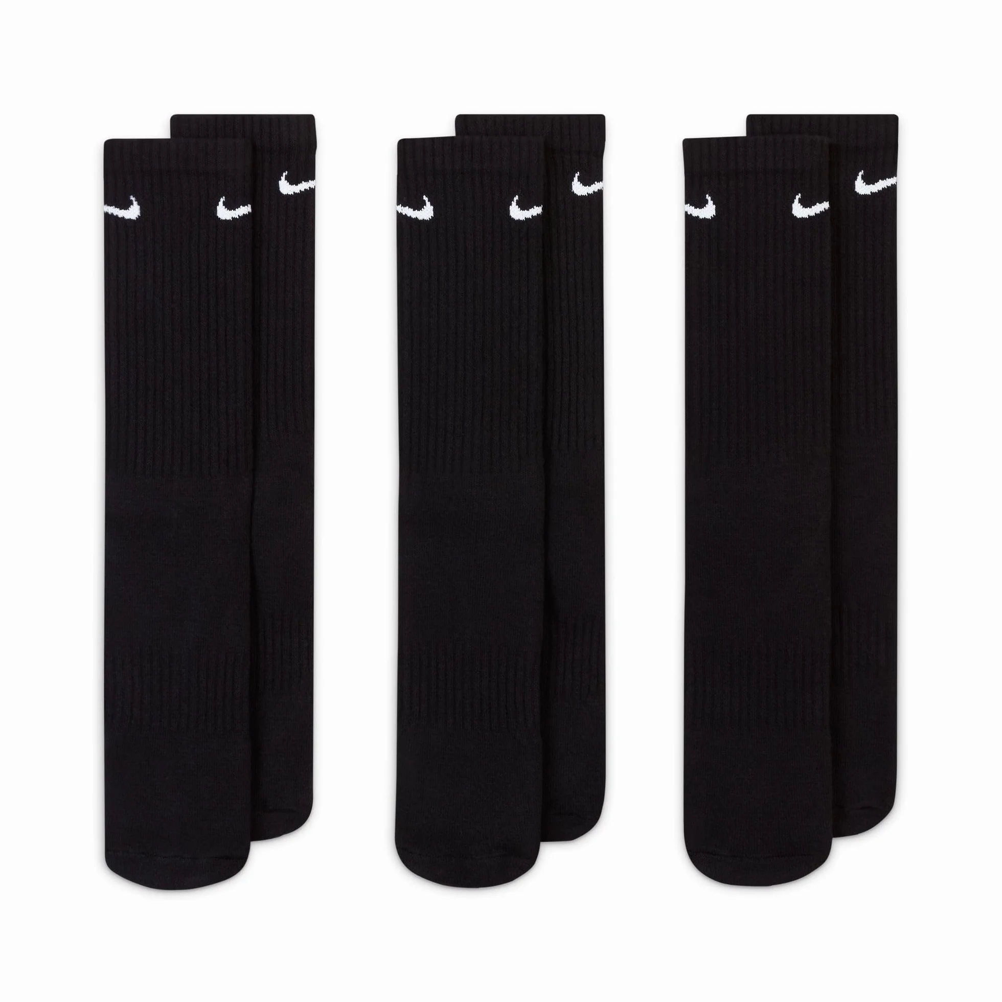 Nike Chaussettes Mixte Everyday Cushioned Lot de 3 Paires
