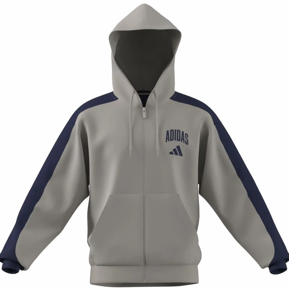 Adidas Collegiate Fleece Full-Zip Hoodie Homme