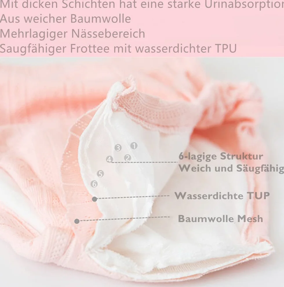 Lot de 3 Culotte d'apprentissage en Coton pour Garçon, Lavable et Réutilisable, pour l'Entraînement à la Propreté, Enfants 1-3 Ans