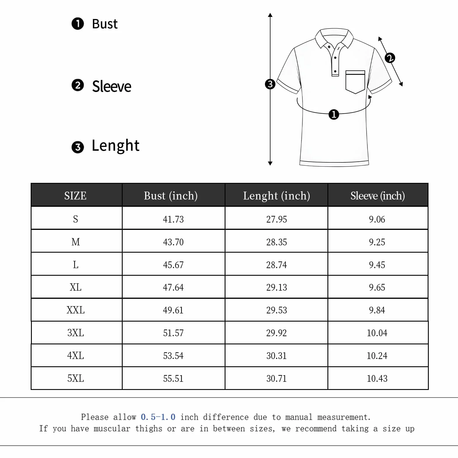Męska Polo Sport Koszulka Golf Tennis T-Shirt Szybkoschnąca Gradient