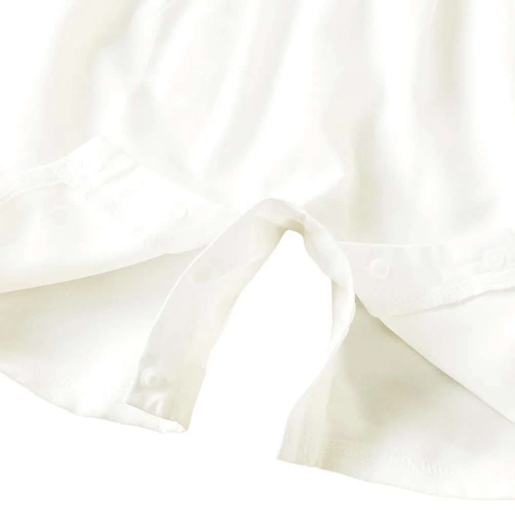 Lito Angels Tenue de Bapteme Bebe Grenouillère Baptismale Béret Nouveau-Nés 6-24 Mois