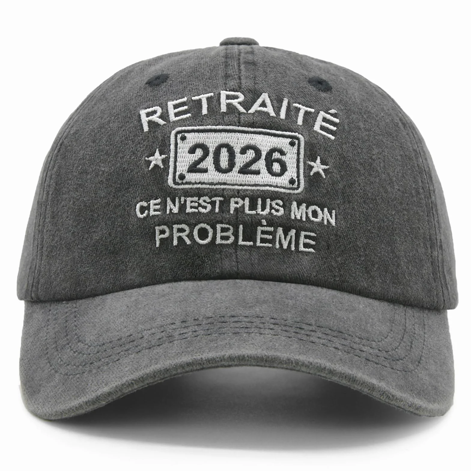 Casquette Retraité 2026 Délavée Vintage Réglable Cadeau Retraite Homme Femme