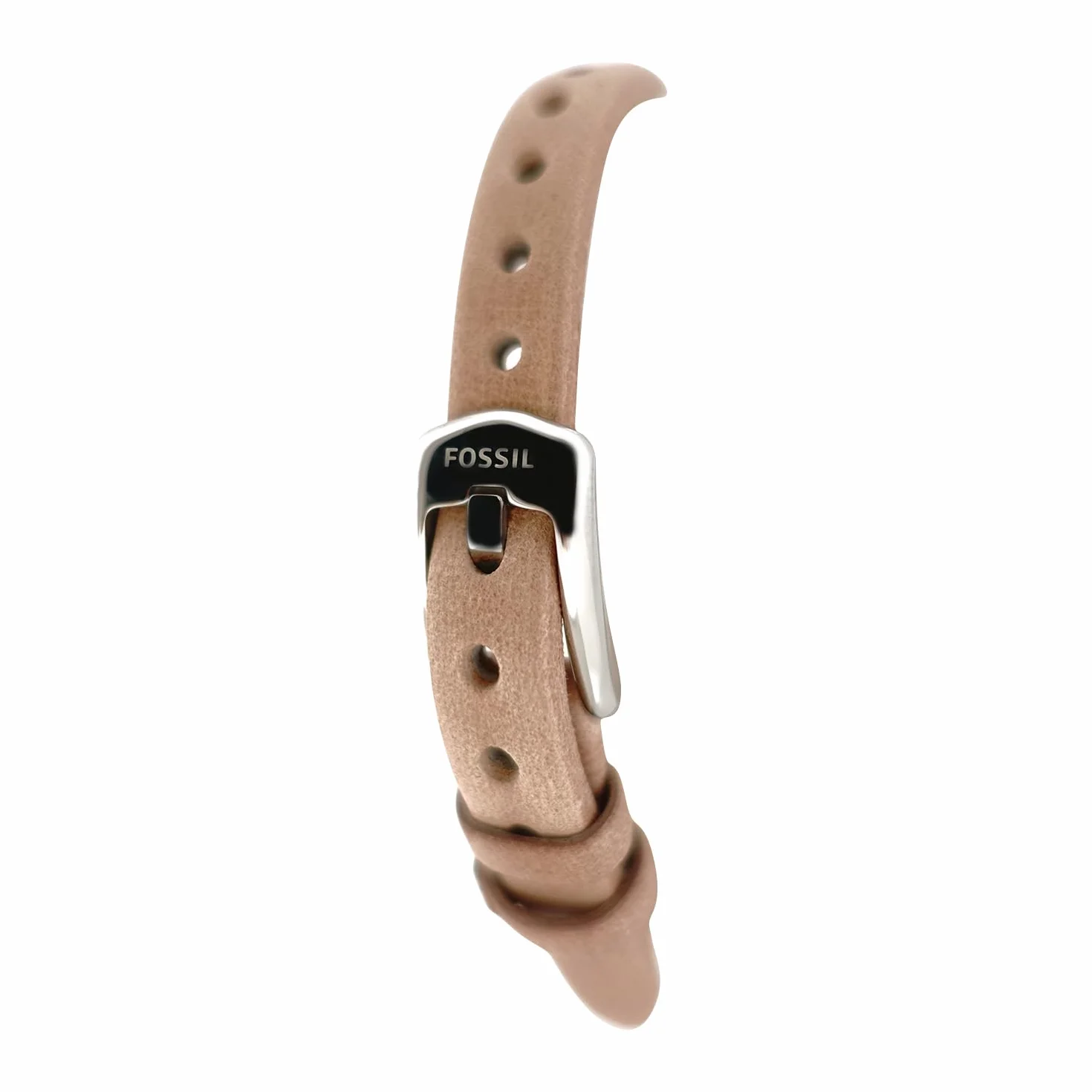 Fossil Bracelet de Montre pour Femmes 8mm Cuir Beige Originale ES2830