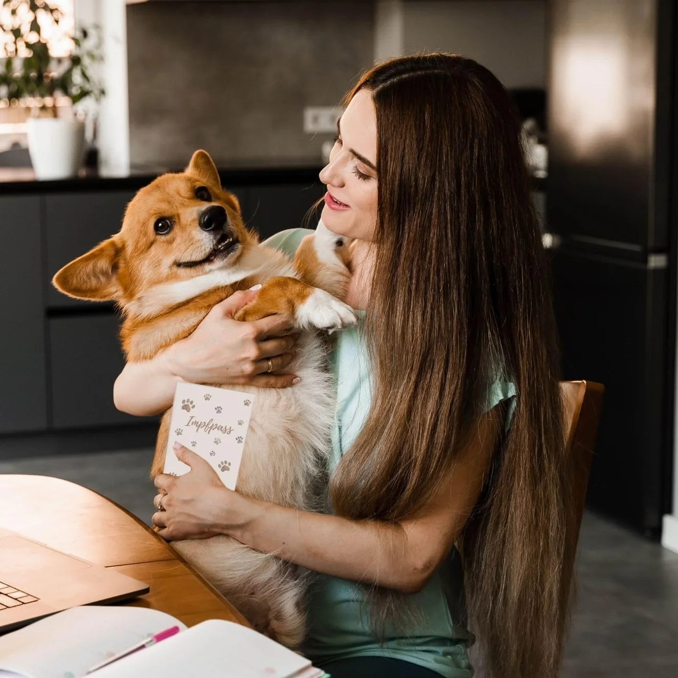Étui pour carnet de vaccination pour animaux personnalisable housse de protection