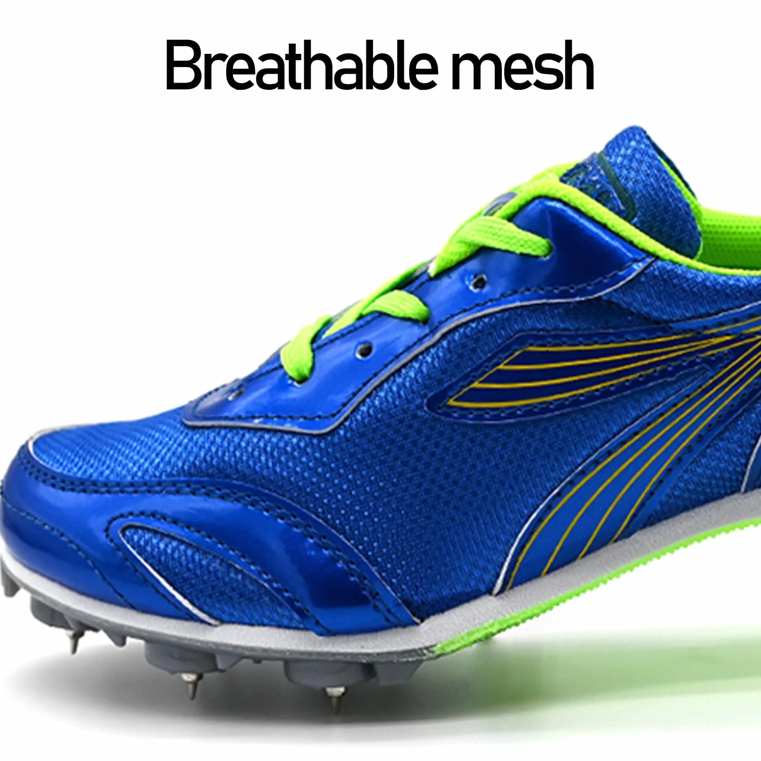 Chaussures d'Athlétisme à Pointes Unisexe Junior avec Crampons Antidérapantes pour Sprint