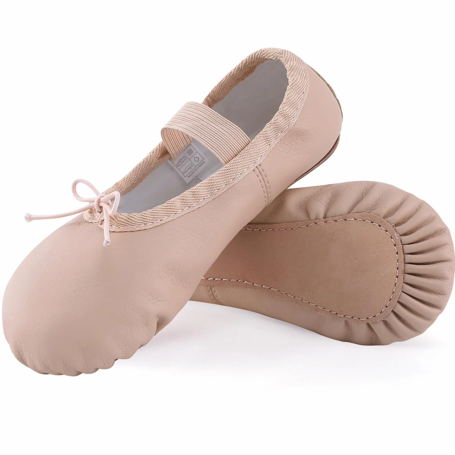 Chaussons de Danse Fille Cuir Chaussures de Ballet Classique Ballerine 22-44 EU