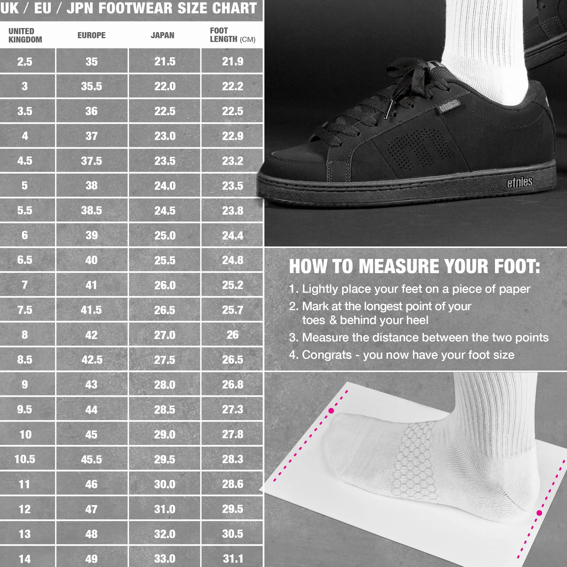 Etnies Loot Homme Baskets Noir