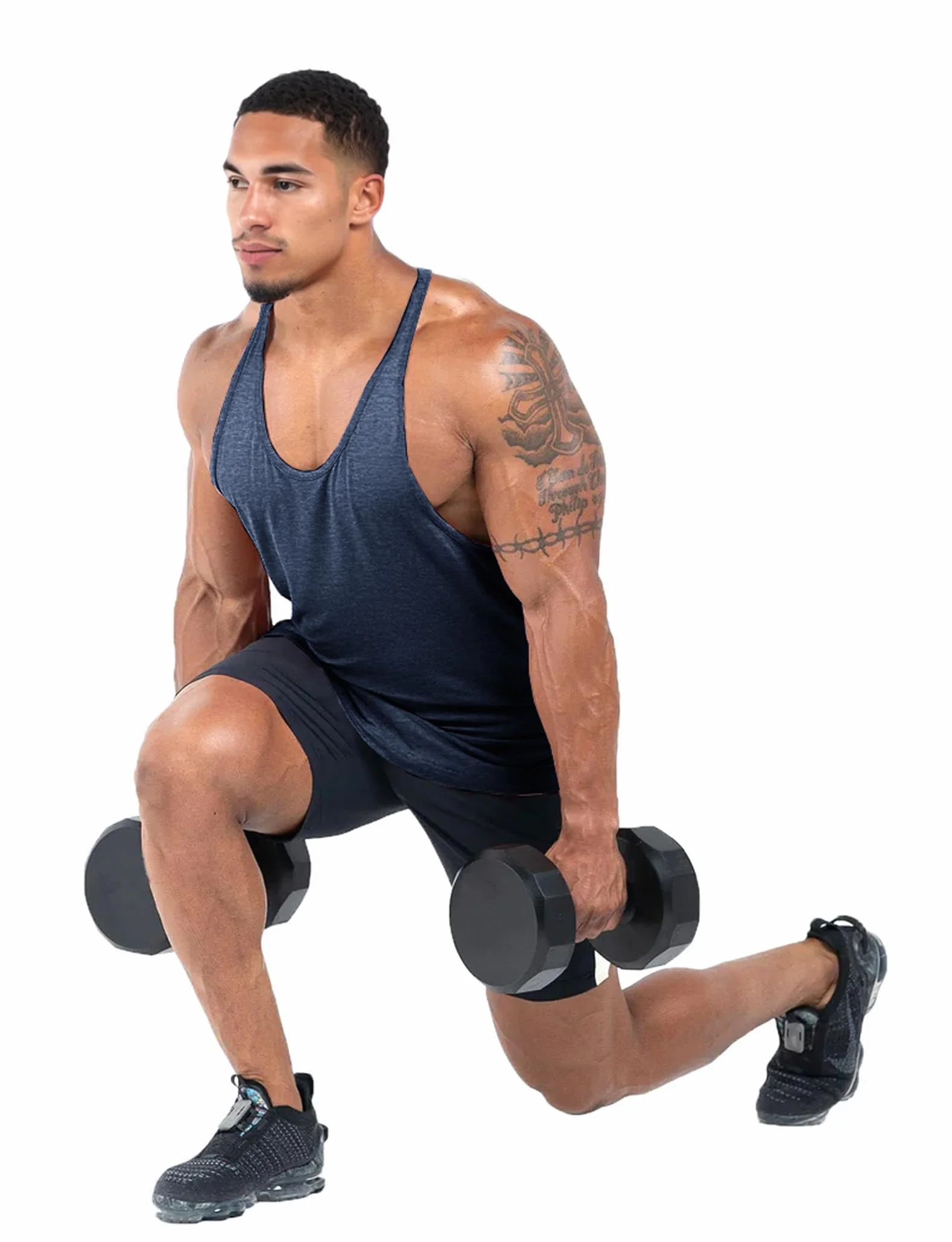 Lehmanlin Débardeur Homme Sport Gilet Entraînement Musculaire Séchage Rapide