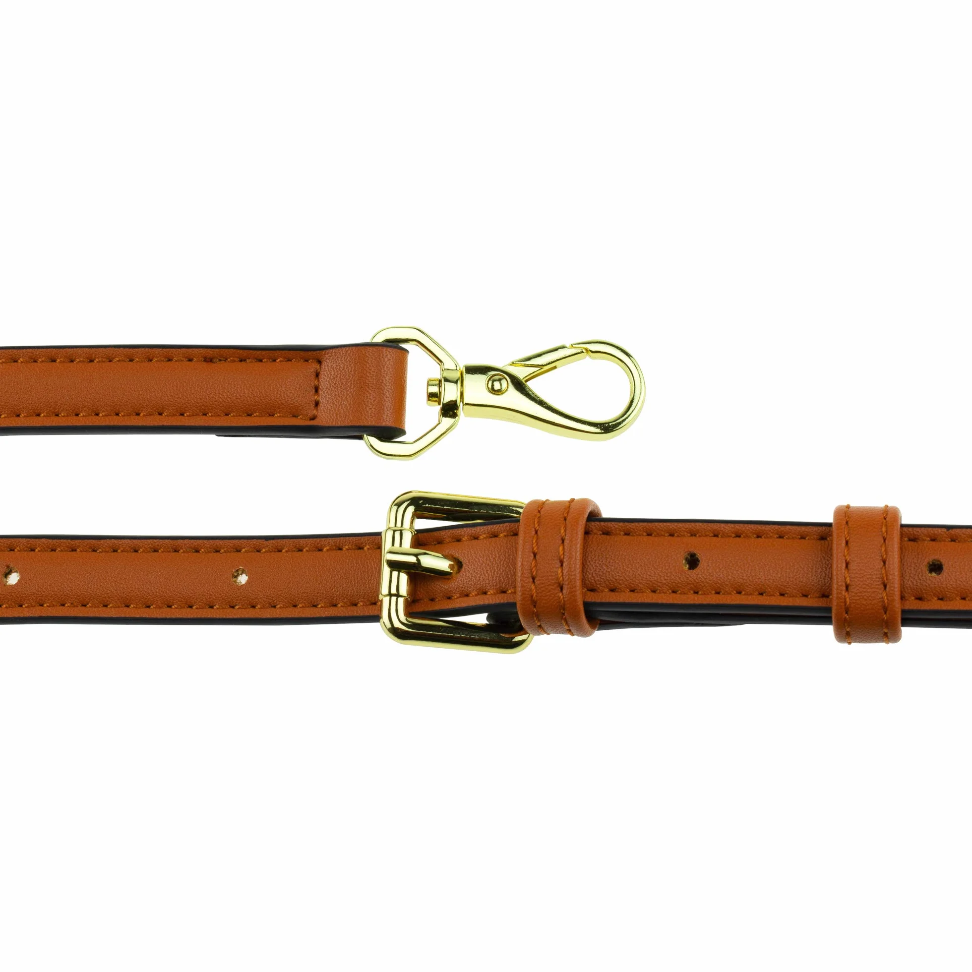 Sangle de Rechange en Cuir pour Sac à Main Longue et Réglable Marron Taille M