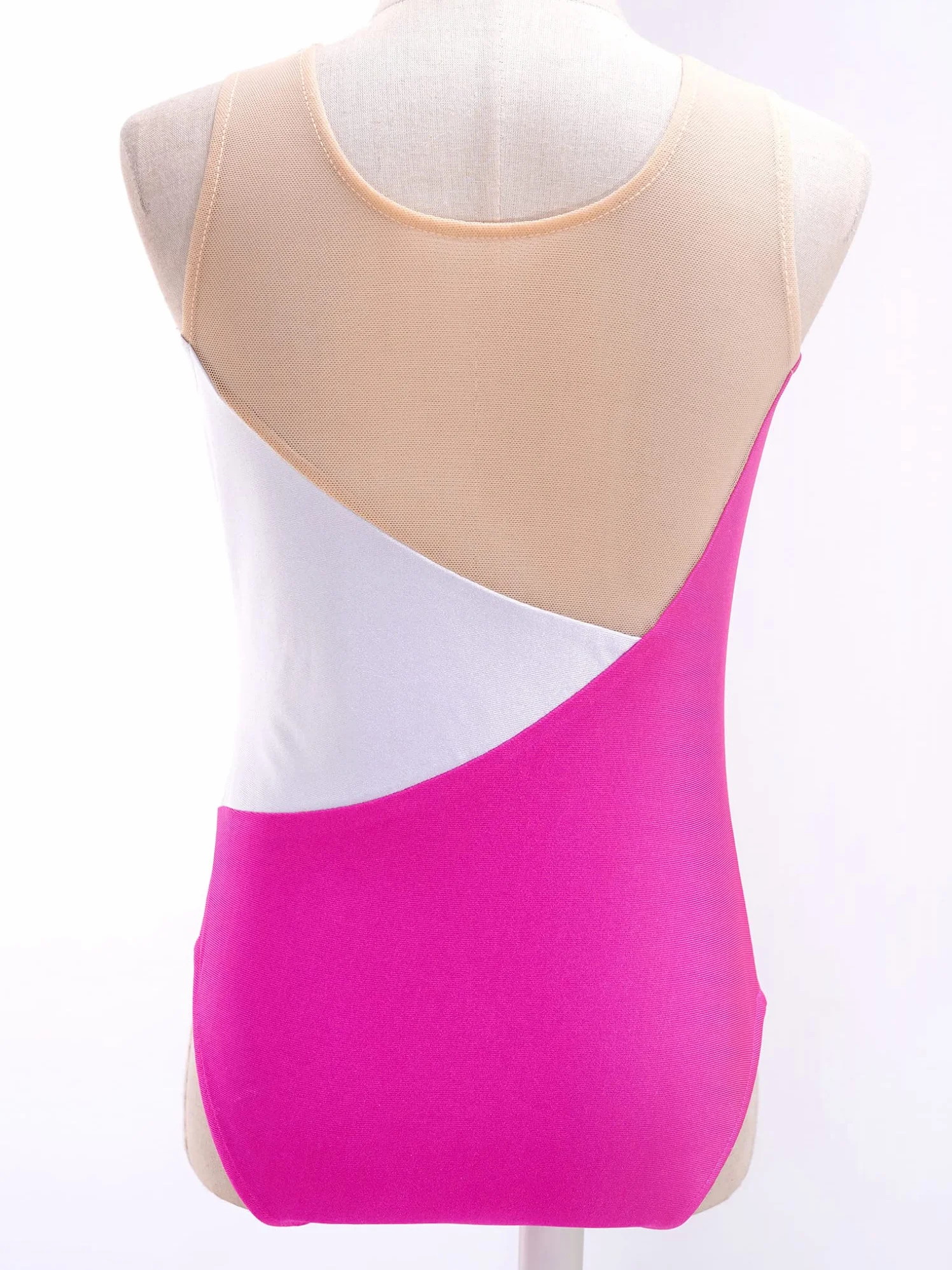 Justaucorps Gymnastique Strass avec Short Danse Fille 5-16 Ans