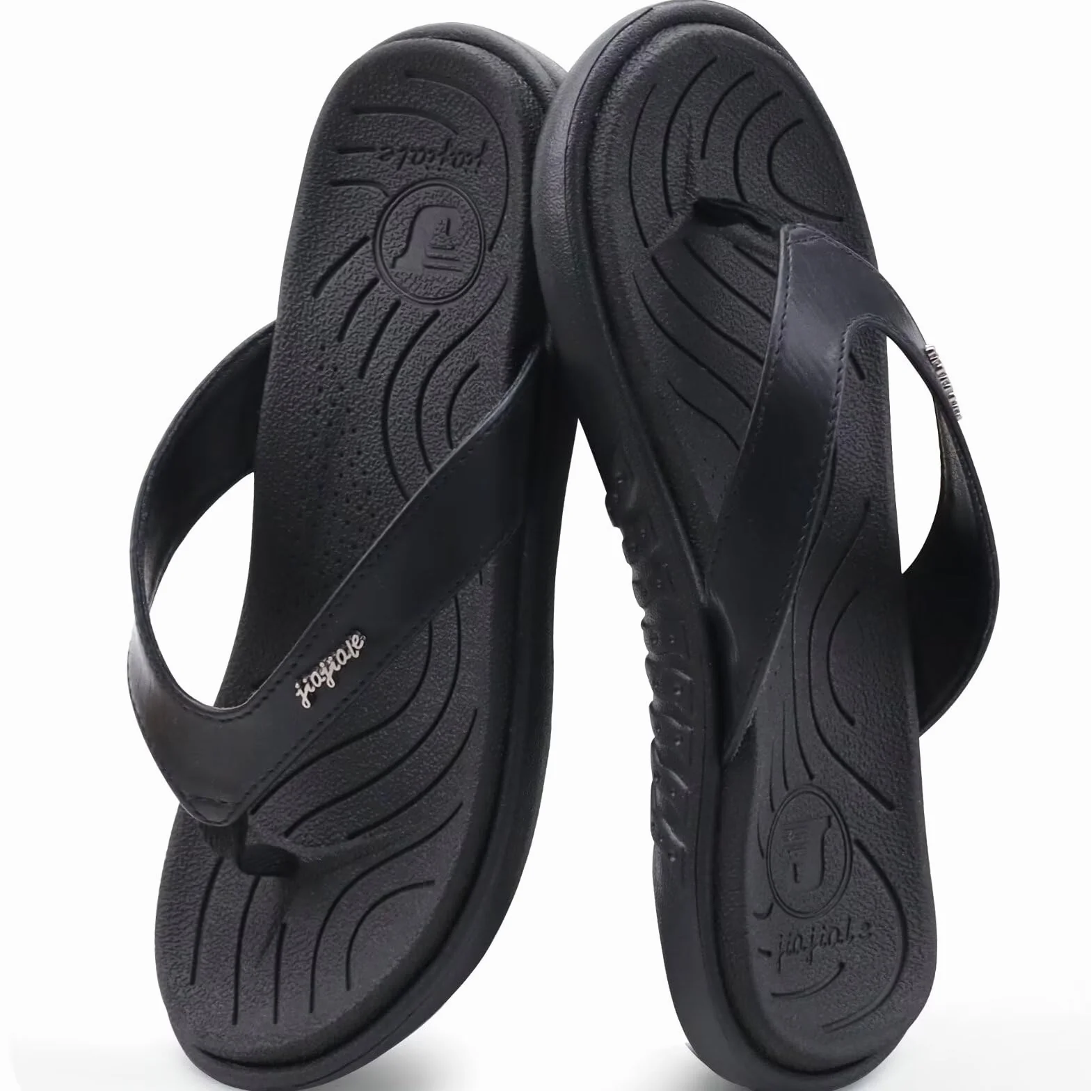 Tongs Femme Orthopédique Cuir Soutien Voûte Plantaire Antidérapante Caoutchouc