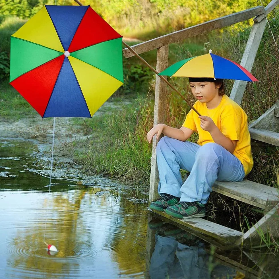 Cerioll Chapeau De Parapluie Anti-UV Adulte Pêche avec Bande Élastique