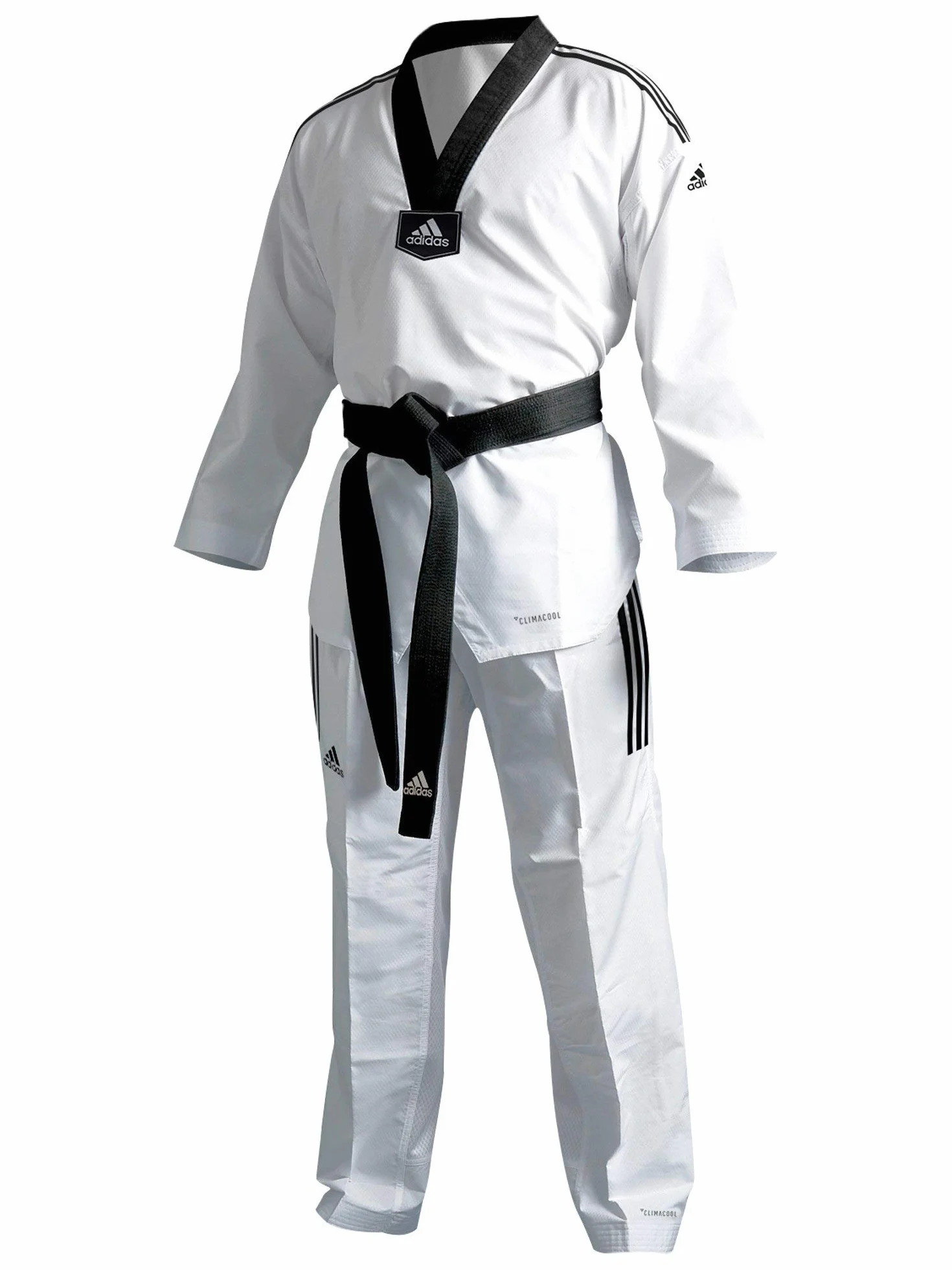 Adidas Adi Fighter Eco Combinaison de taekwondo revers noir