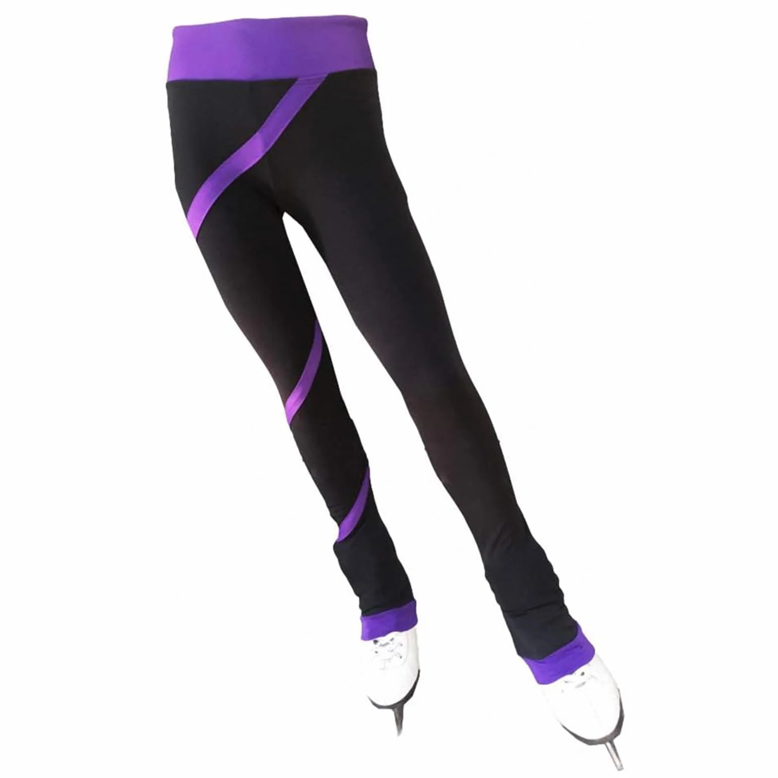 Pantalon de Patinage Artistique Fille Velours LIUHUO