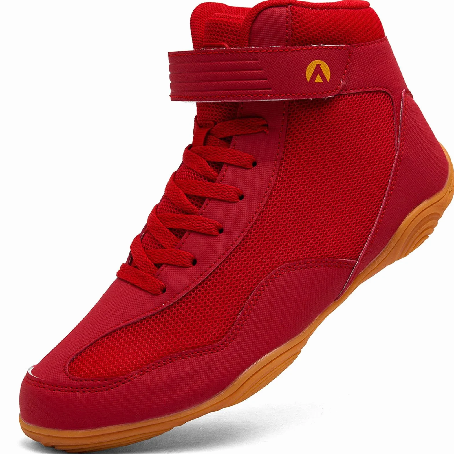 Chaussures de Lutte Hommes Boxe Wrestling Shoes Antidérapantes